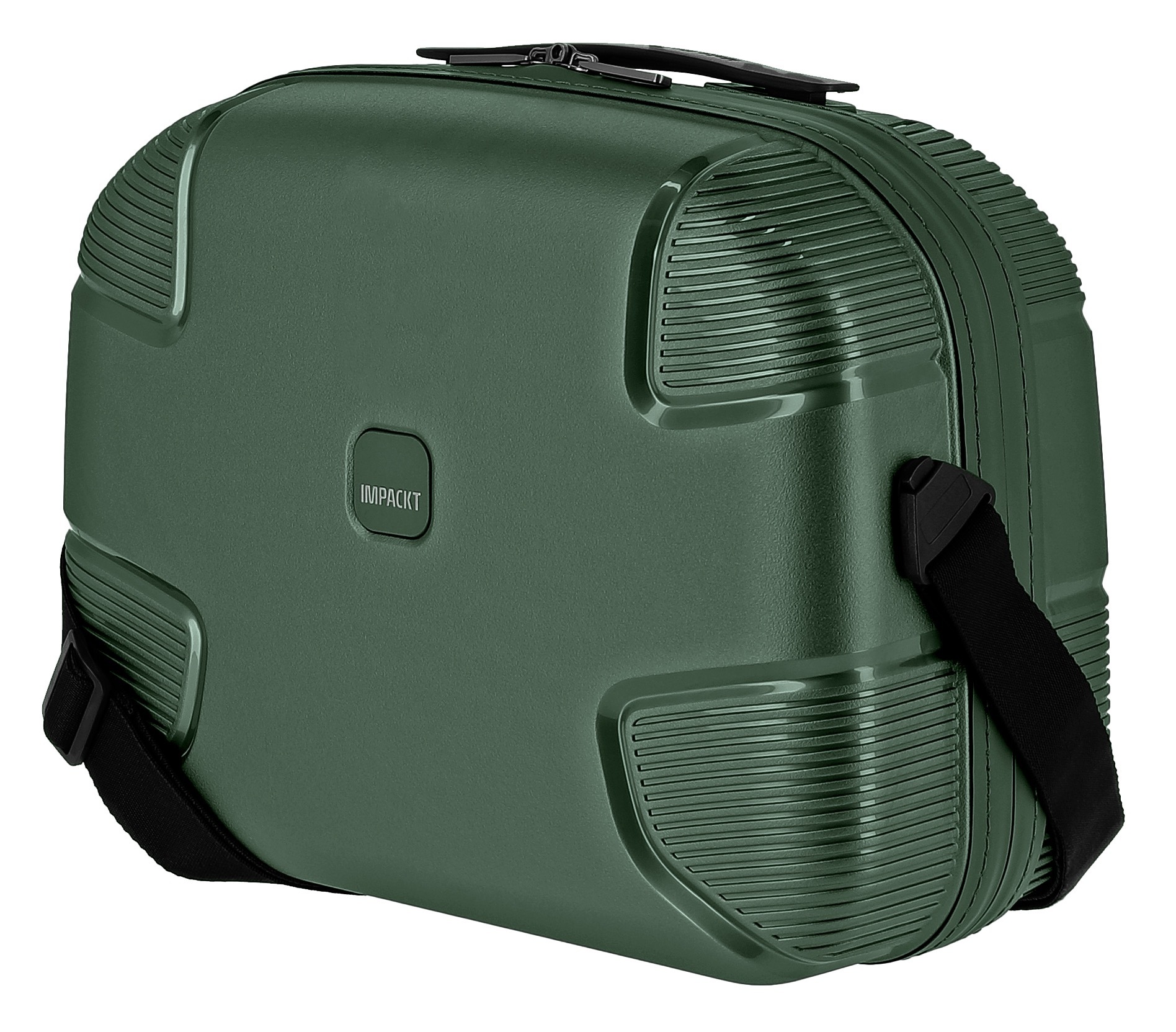 IMPACKT Beautycase »IP1«, Kulturbeutel Hartschale Trolley-Aufsteck-System Tragegurt Laptopfach