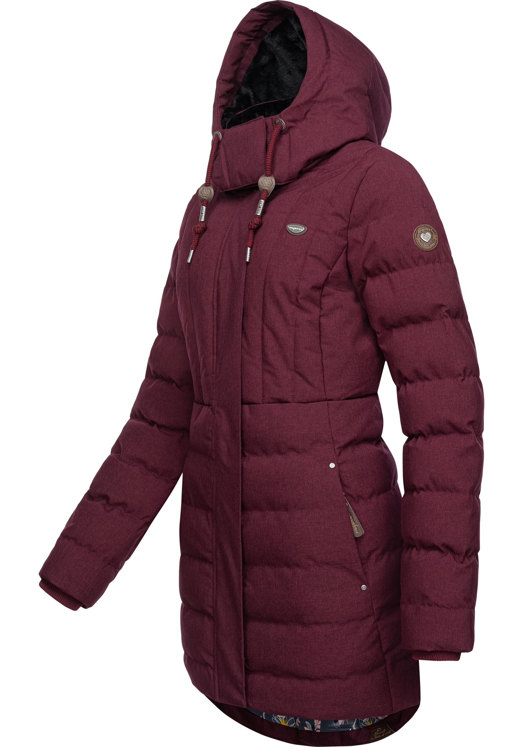 Ragwear Kurzmantel »Ashanta«, Wasserdichter Winterparka mit gefütterter Kapuze