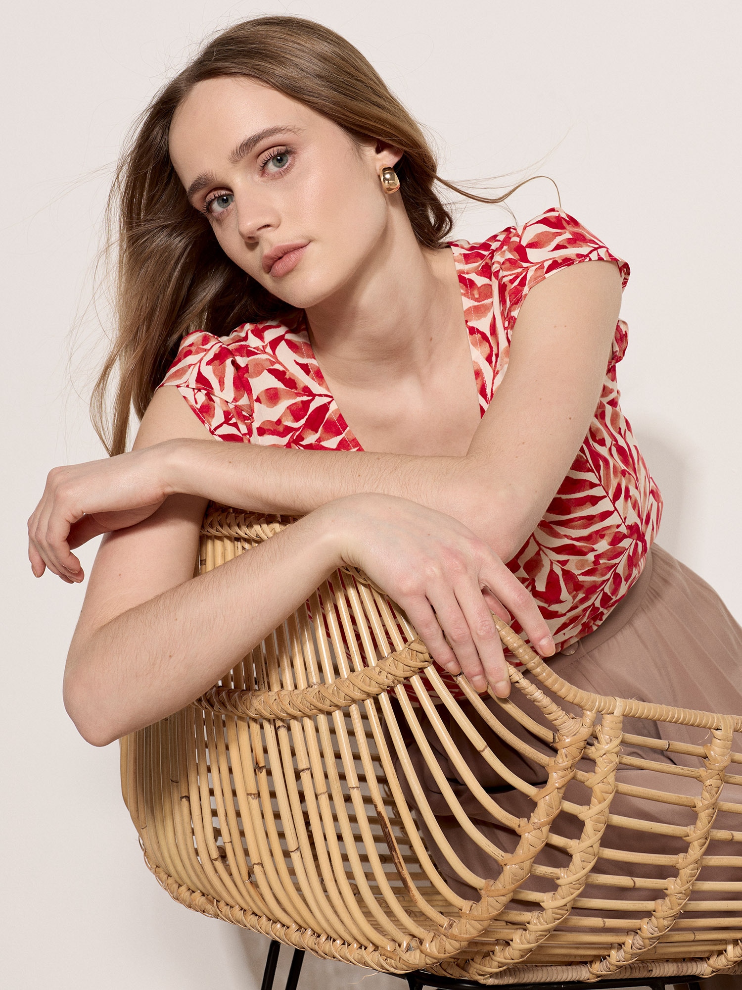 Apricot Klassische Bluse »Bluse« Druck