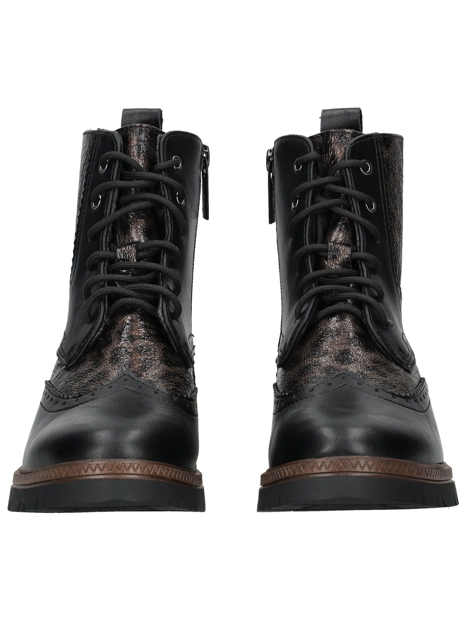 s.Oliver Schnürstiefelette »s.Oliver Stiefelette Lederimitat/Textil«