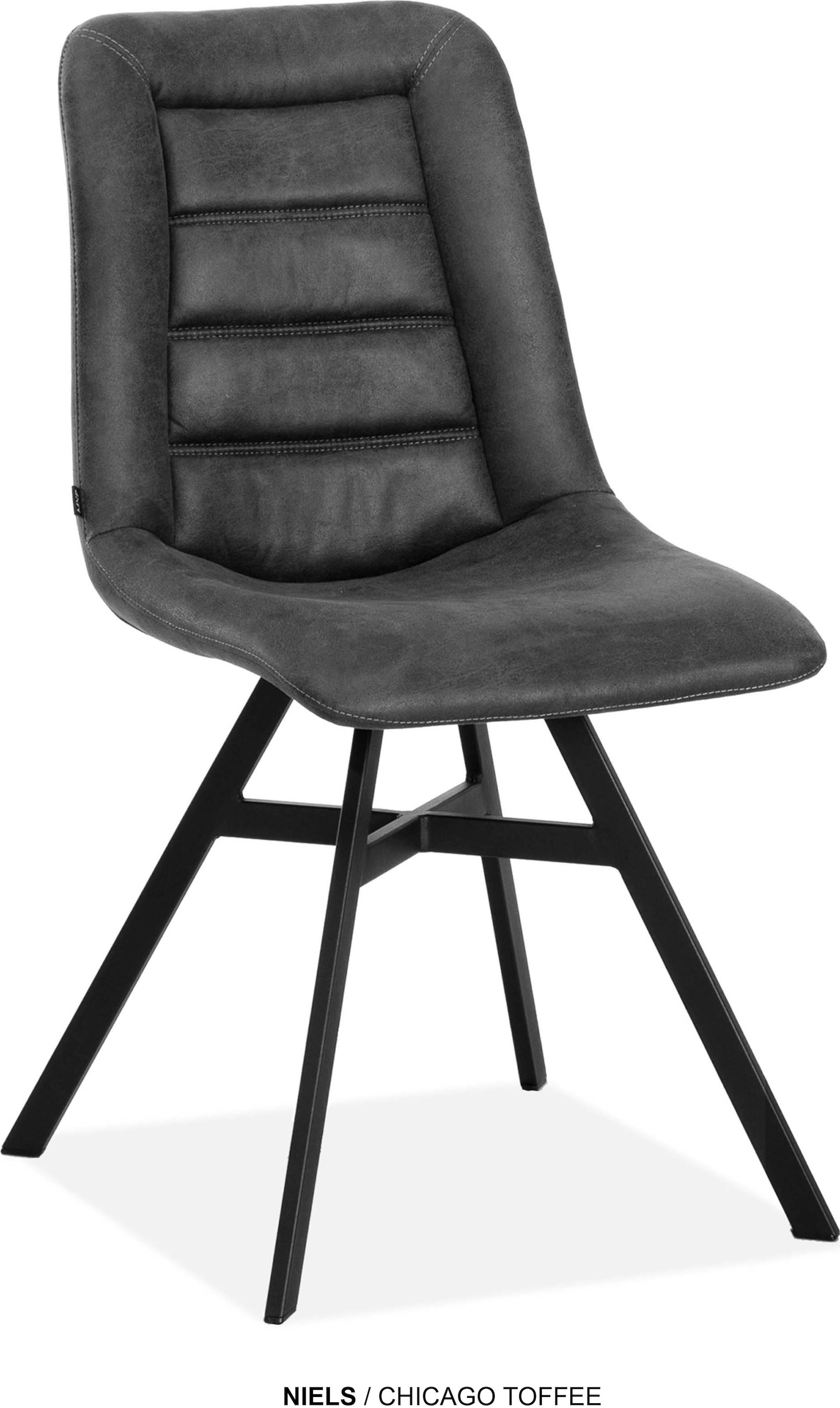 OMG Design "Niels" (Set) 2 Stk.Esszimmerstuhl, pflegeleichter Bezug