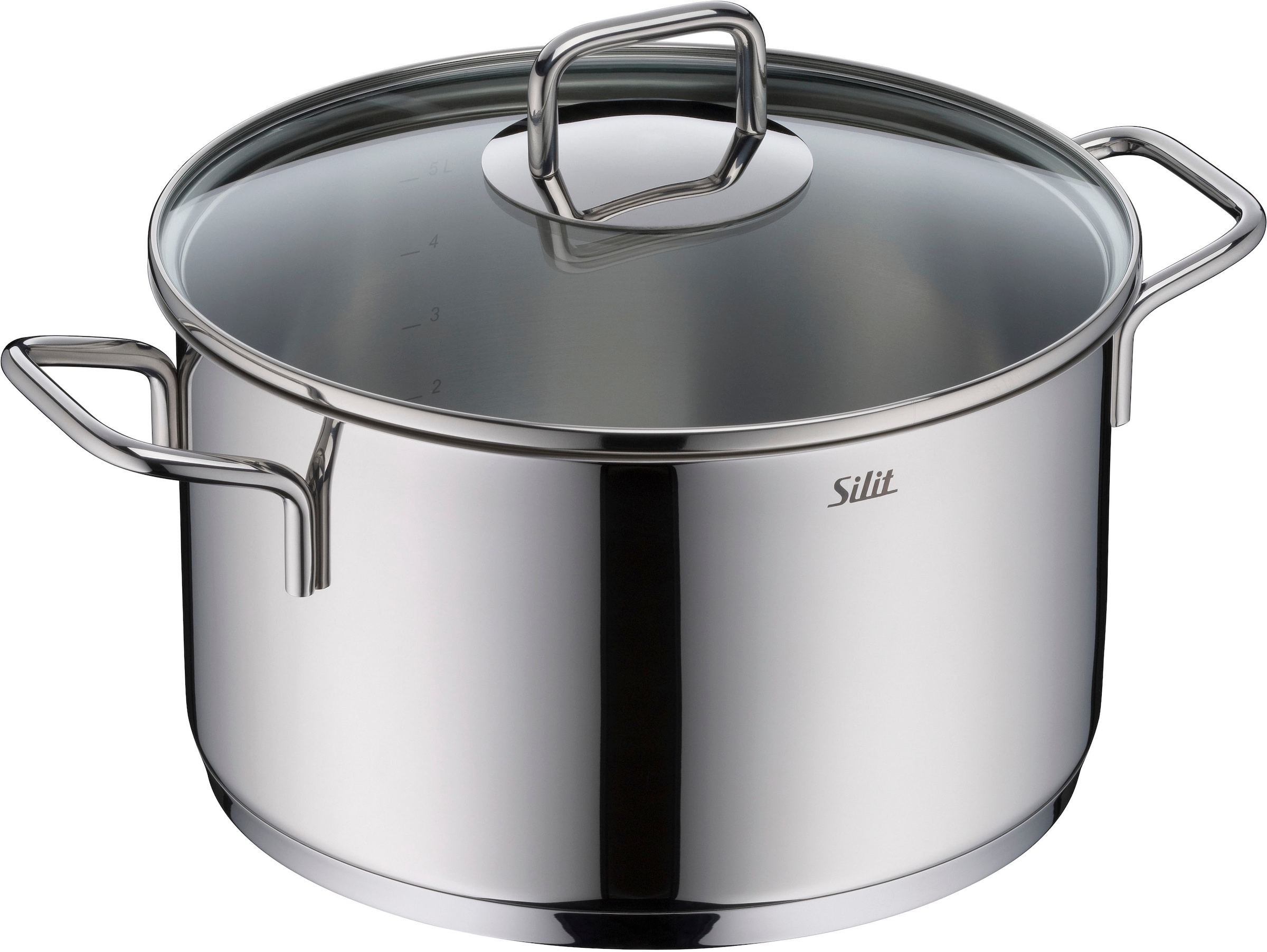 Silit Kochtopf "Extra Cook, mit Glasdeckel" 2 Stk. tlg. Edelstahl 18/10 günstig online kaufen