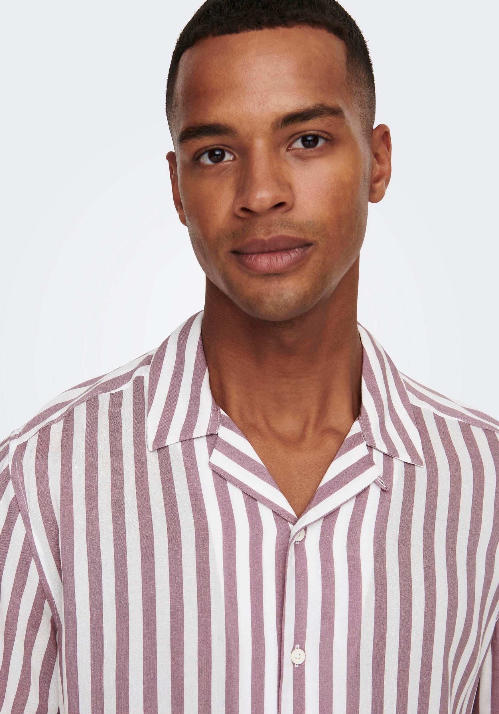 ONLY & SONS Kurzarmhemd »ONSWAYNE LIFE SS VISCOSE«