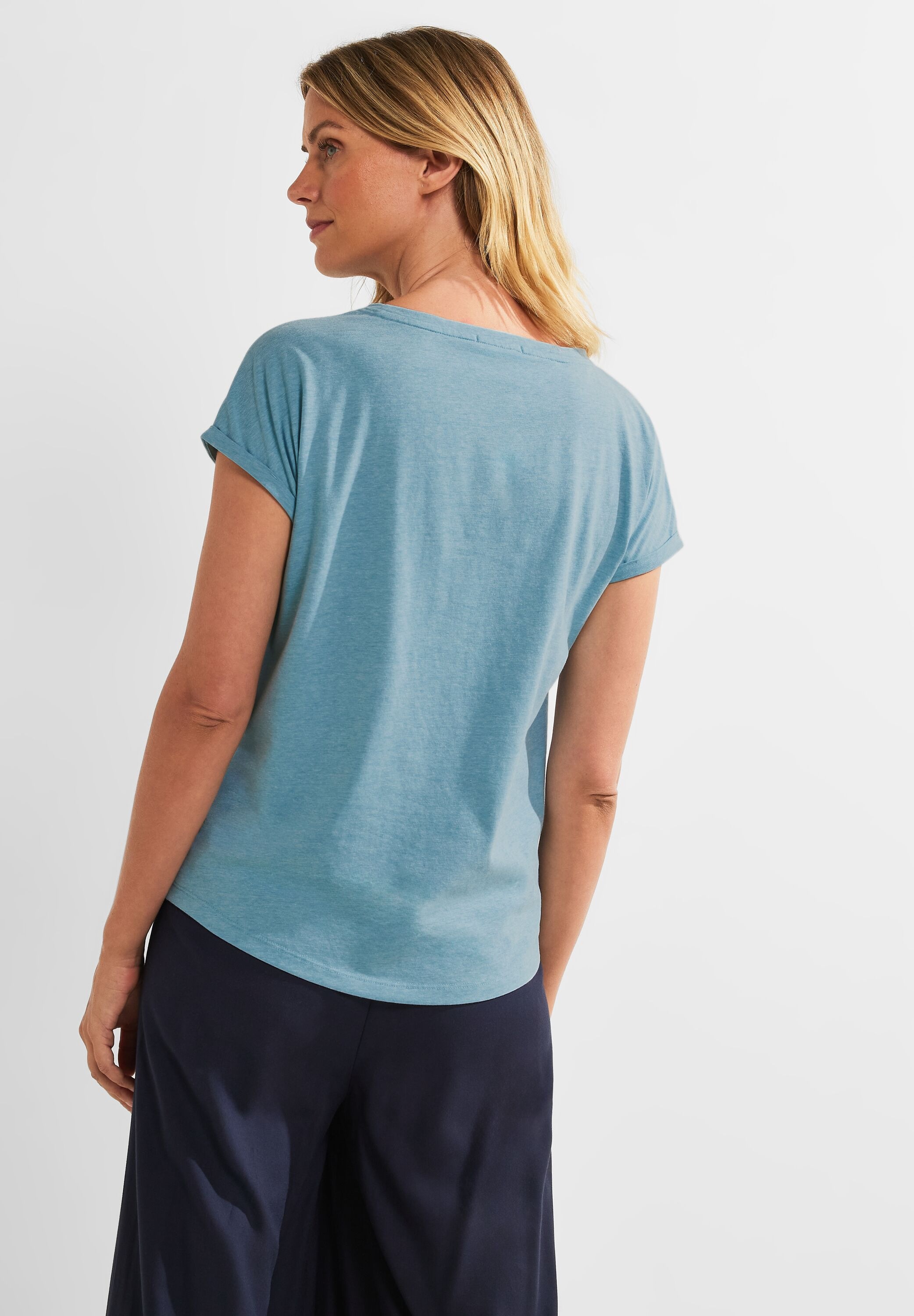 Cecil T-Shirt, aus kaufen Materialmix BAUR softem | online