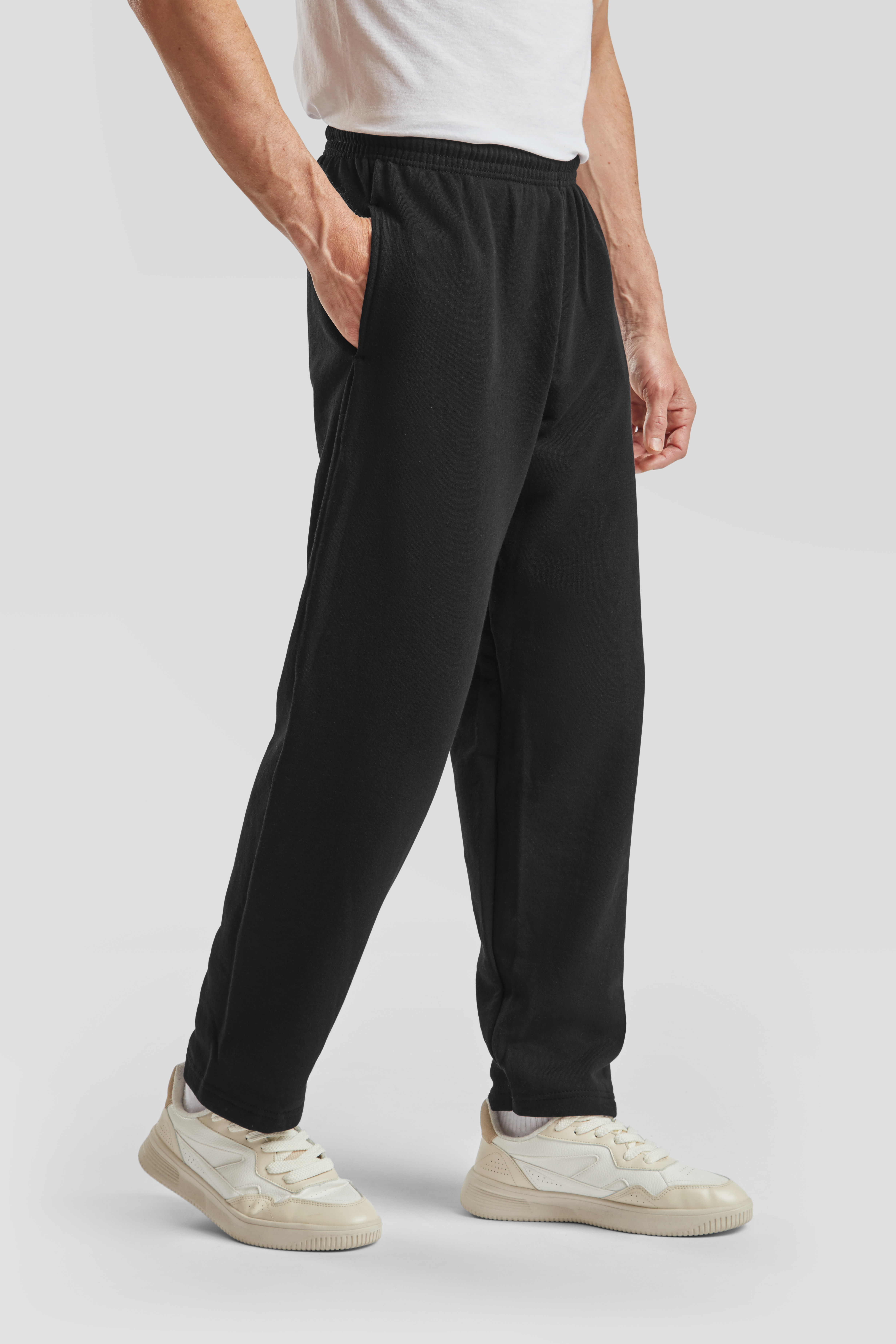 Thumbnail - Fruit of the Loom Sweathose Jogger mit offenem Beinabschluss