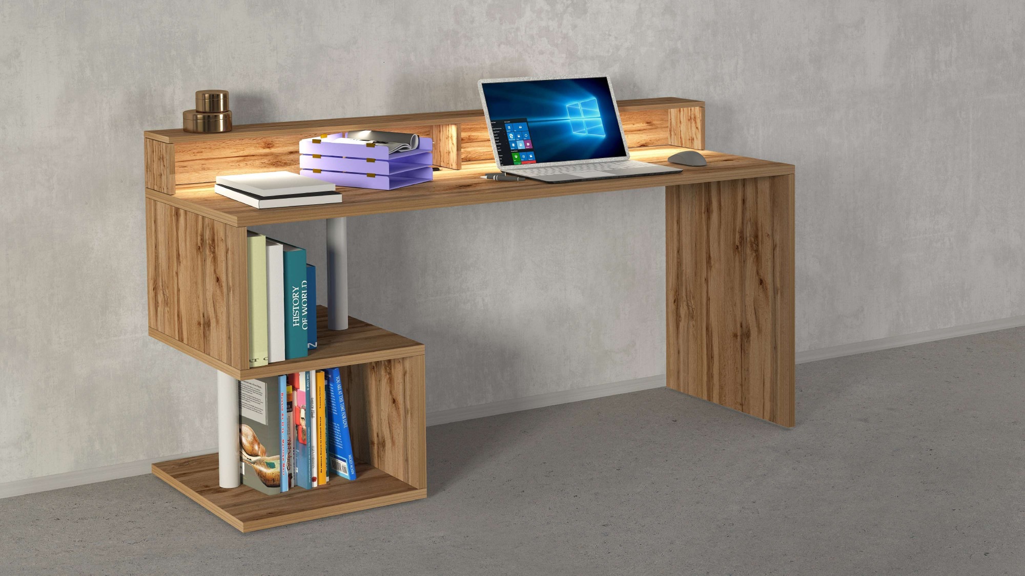 INOSIGN Schreibtisch »Esse, modernes Design«, in verschiedenen Breiten, mit und ohne Monitoraufsatz, Made in Italy
