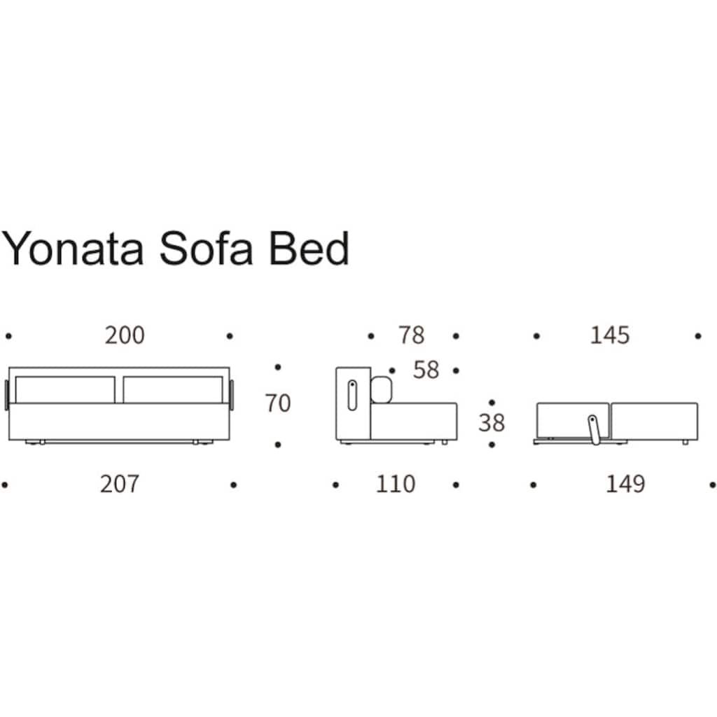 INNOVATION LIVING ™ Schlafsofa »YONATA«