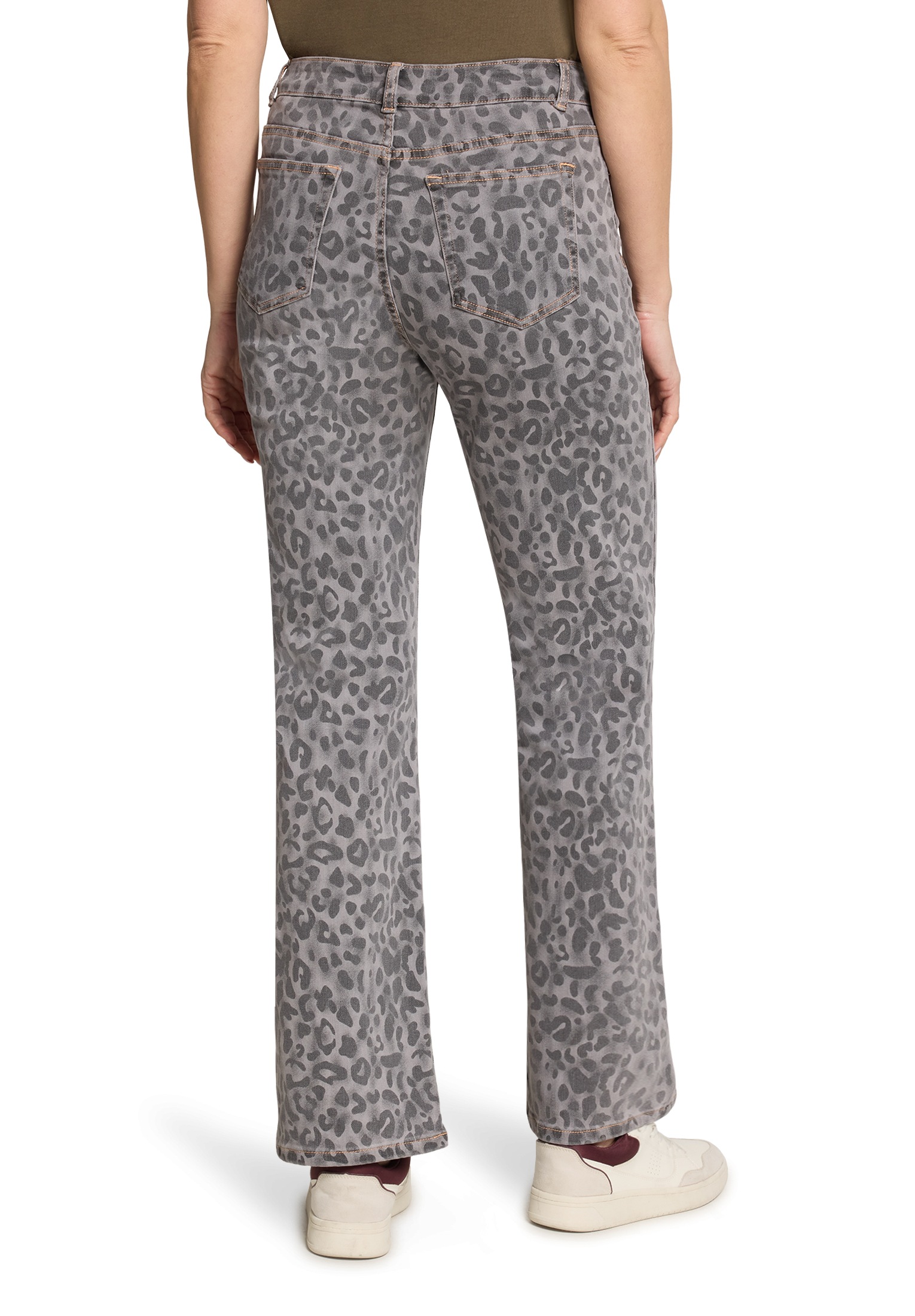 Cartoon Stretch-Jeans »Damen mit Muster«