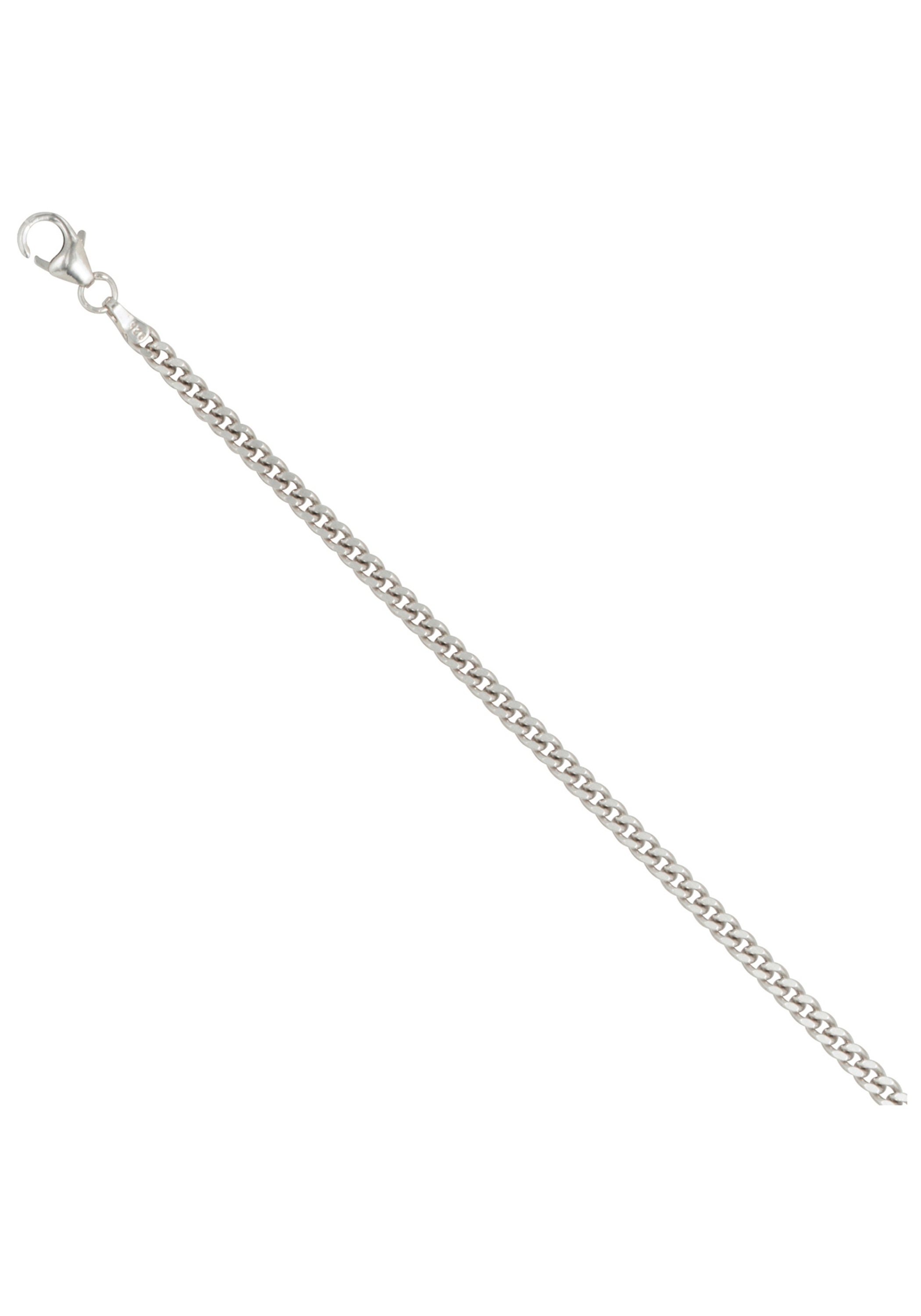 JOBO Silberkette, Panzerkette 925 Silber 50 cm 2,5 mm