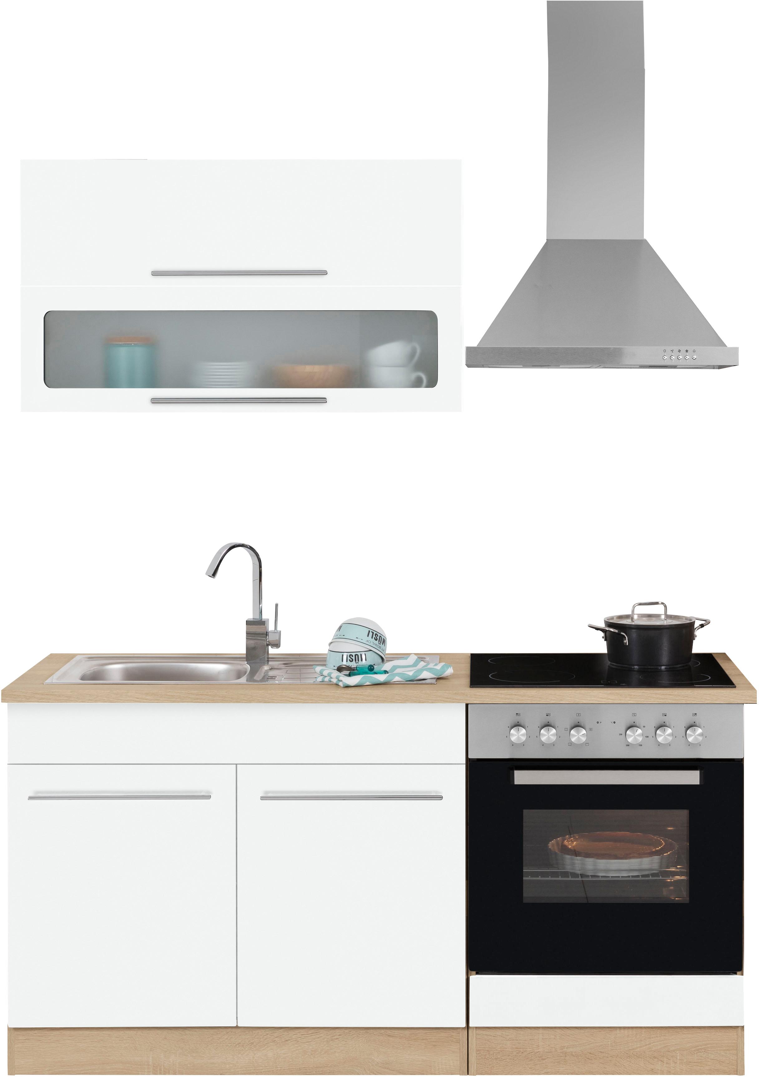 KOCHSTATION Pantryküche "KS-Eton" ohne E-Geräte, Breite 160 cm