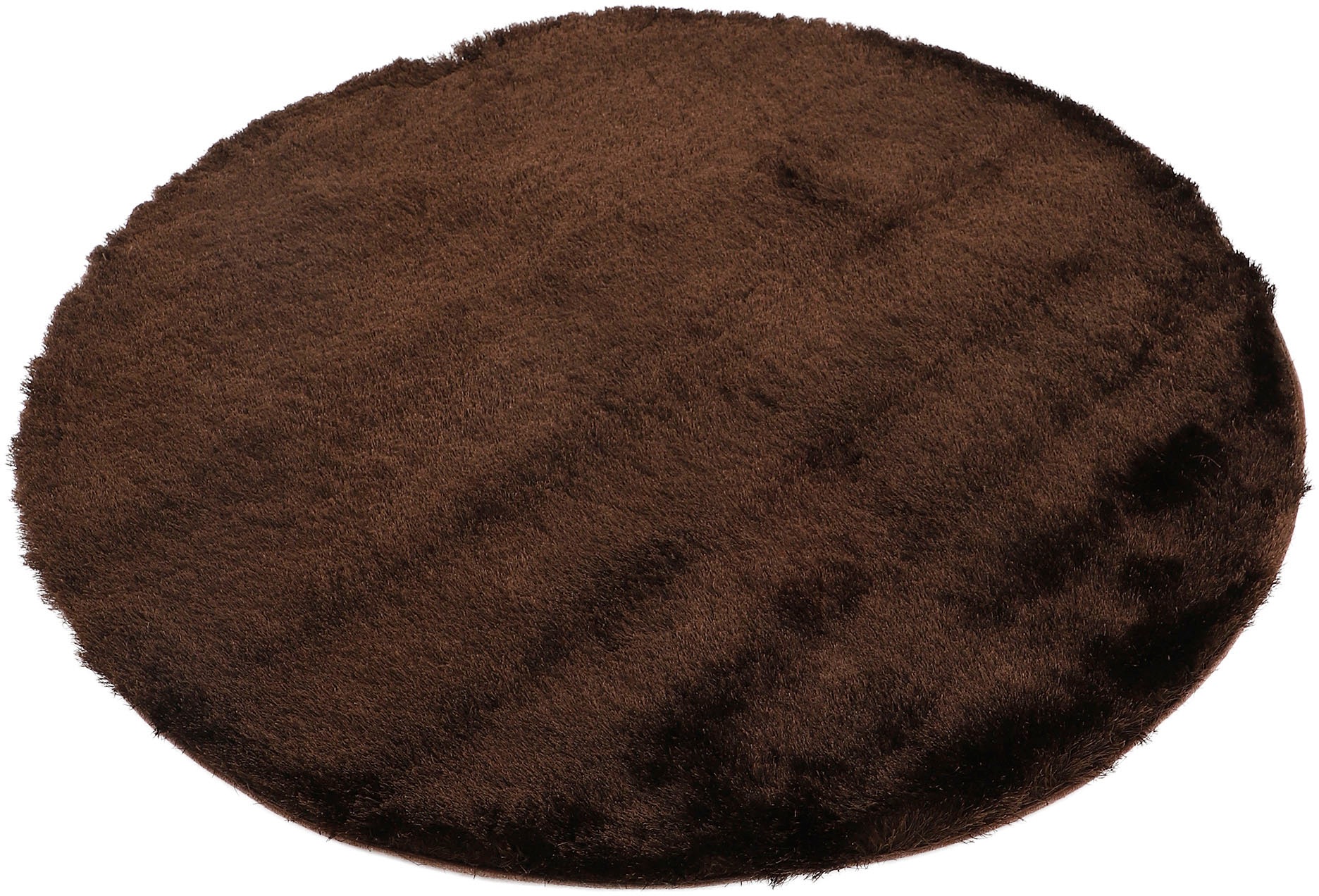 carpetfine Hochflor-Teppich »Breeze«, rund, besonders weich mit leichtem Glanz Garn, Wohnzimmer