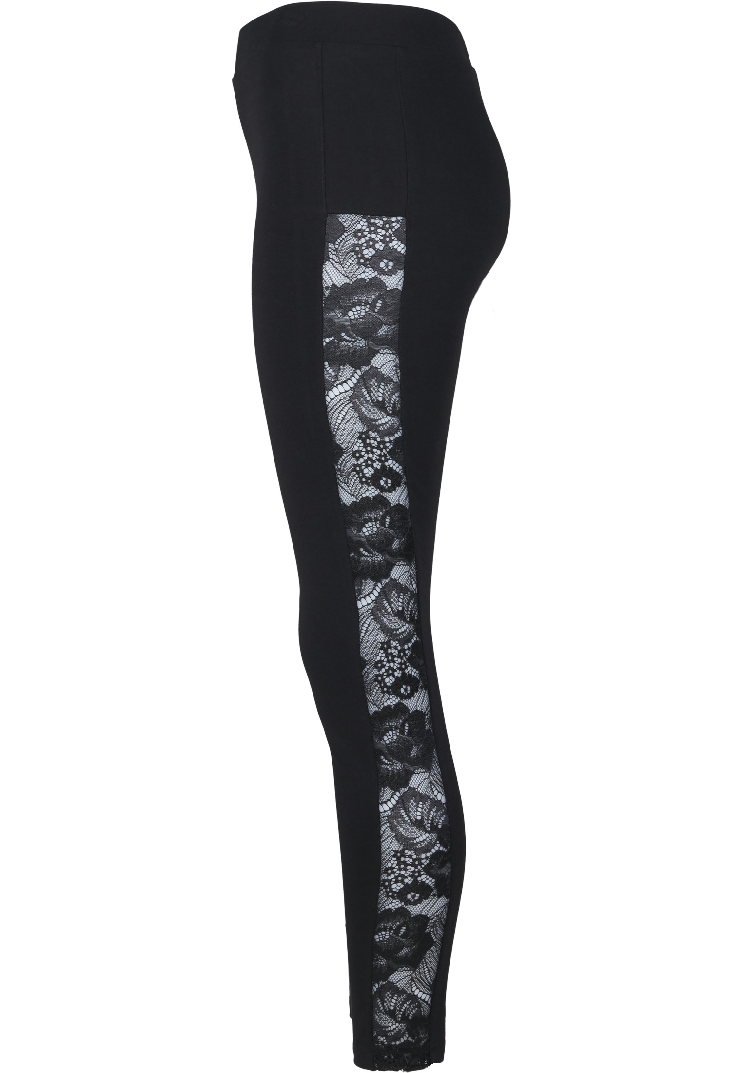 URBAN CLASSICS Leggings »Urban Classics Damen Ladies Lace Striped Leggings«, (1 tlg.)