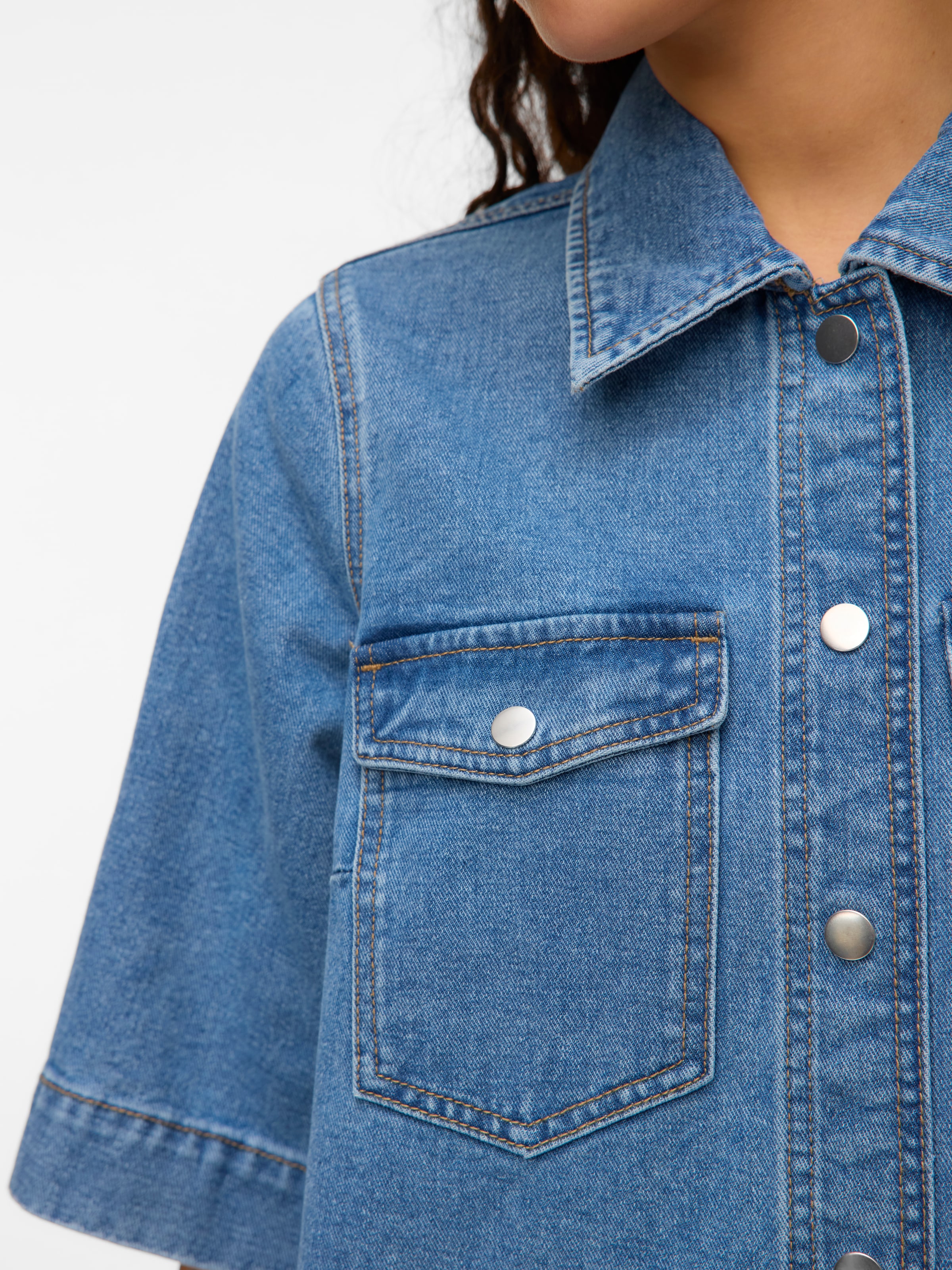 Vero Moda Jeanskleid »VMFENJA 2/4 SHORT DENIM DRESS GA NOOS«
