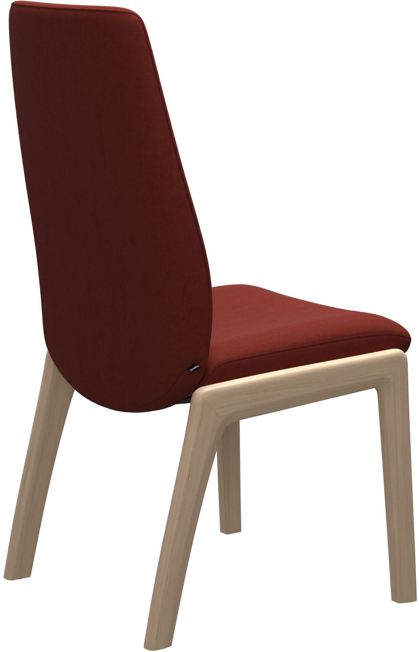 Stressless® Polsterstuhl »Laurel«, Microfaser DINAMICA, High Back, Größe L, mit abgerundeten Beinen in Eiche gekalkt