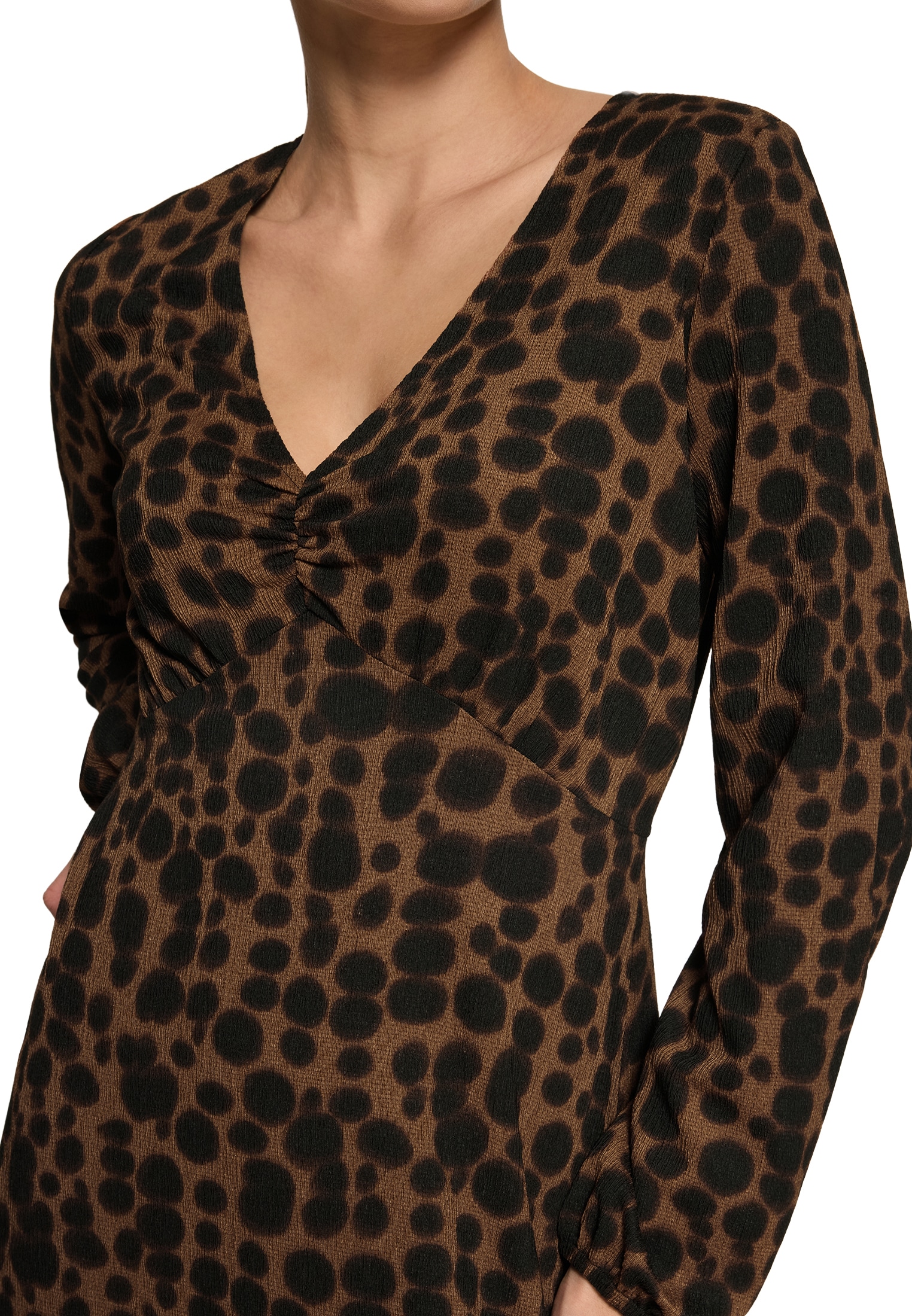 Zero Jerseykleid »Damen mit Print.« Gürtel