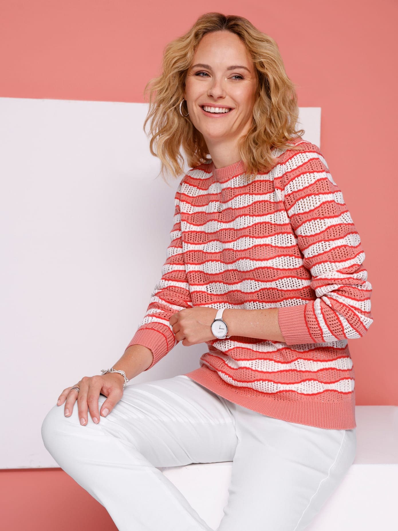 Classic Basics Ajourpullover "Ajour-Pullover" günstig online kaufen