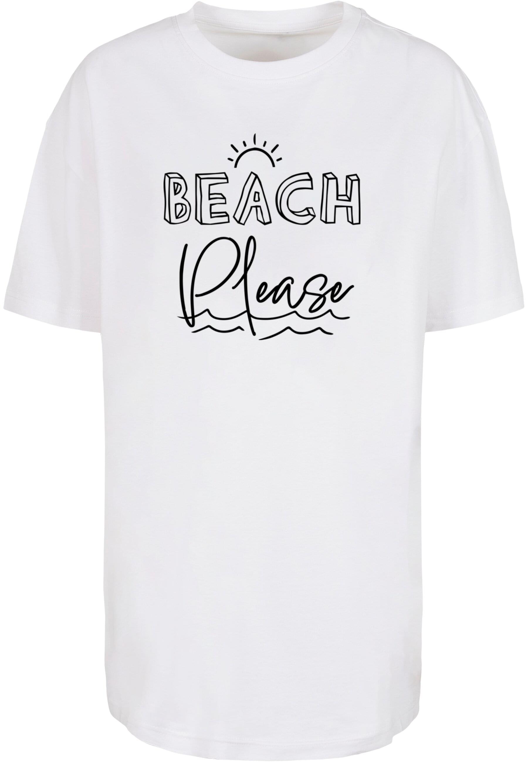 Merchcode T-Shirt "Merchcode Damen Ladies Beach Please Oversized Boyfriend günstig online kaufen