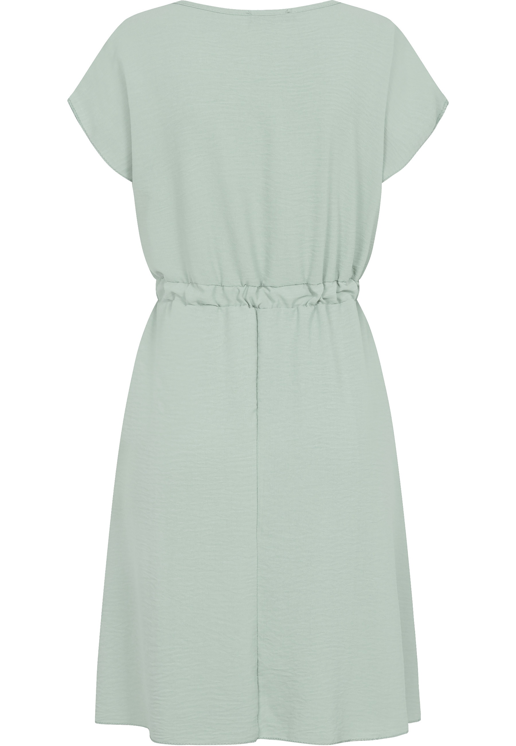 CLOUD 5IVE Shirtkleid »CLOUD 5IVE Musselin T-Shirt-Kleid mit elastischem Taillenbund« 1 Stk. tlg.