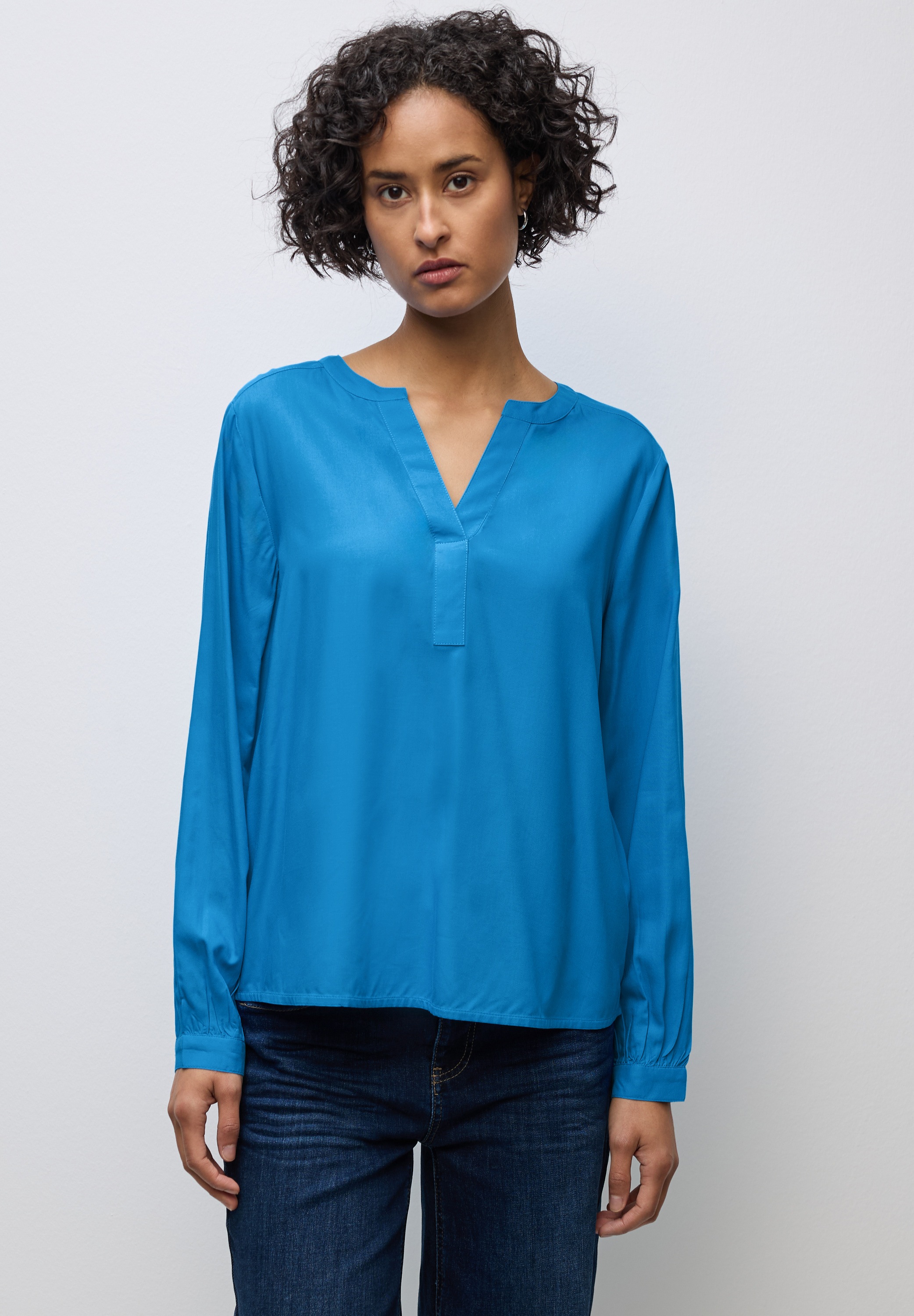 STREET ONE Langarmbluse aus softer Viskose günstig online kaufen