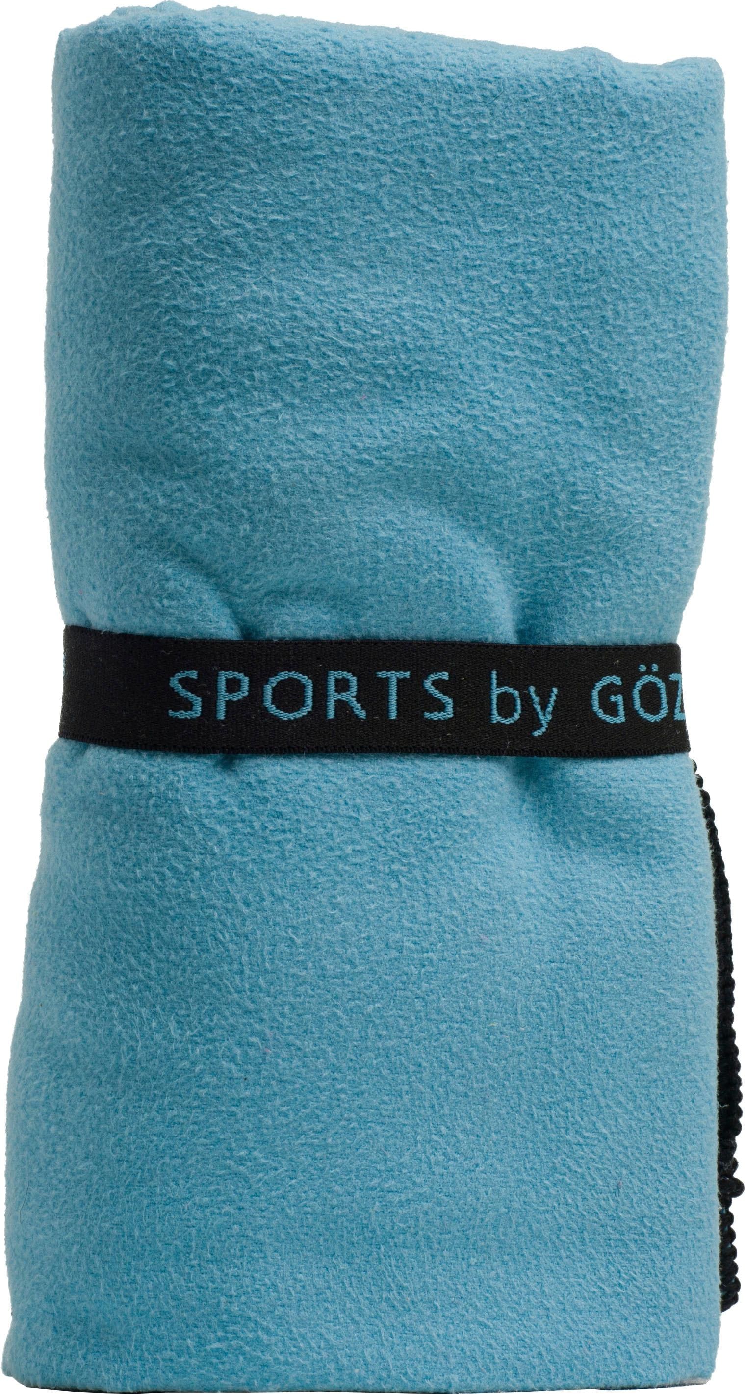 Gözze Sporthandtuch »Sports by Gözze«, (1 St., Sporthandtuch 70 x 140 cm), im Set, schnell trocknend, Mikrofaser, für Sport, Reisen & Camping