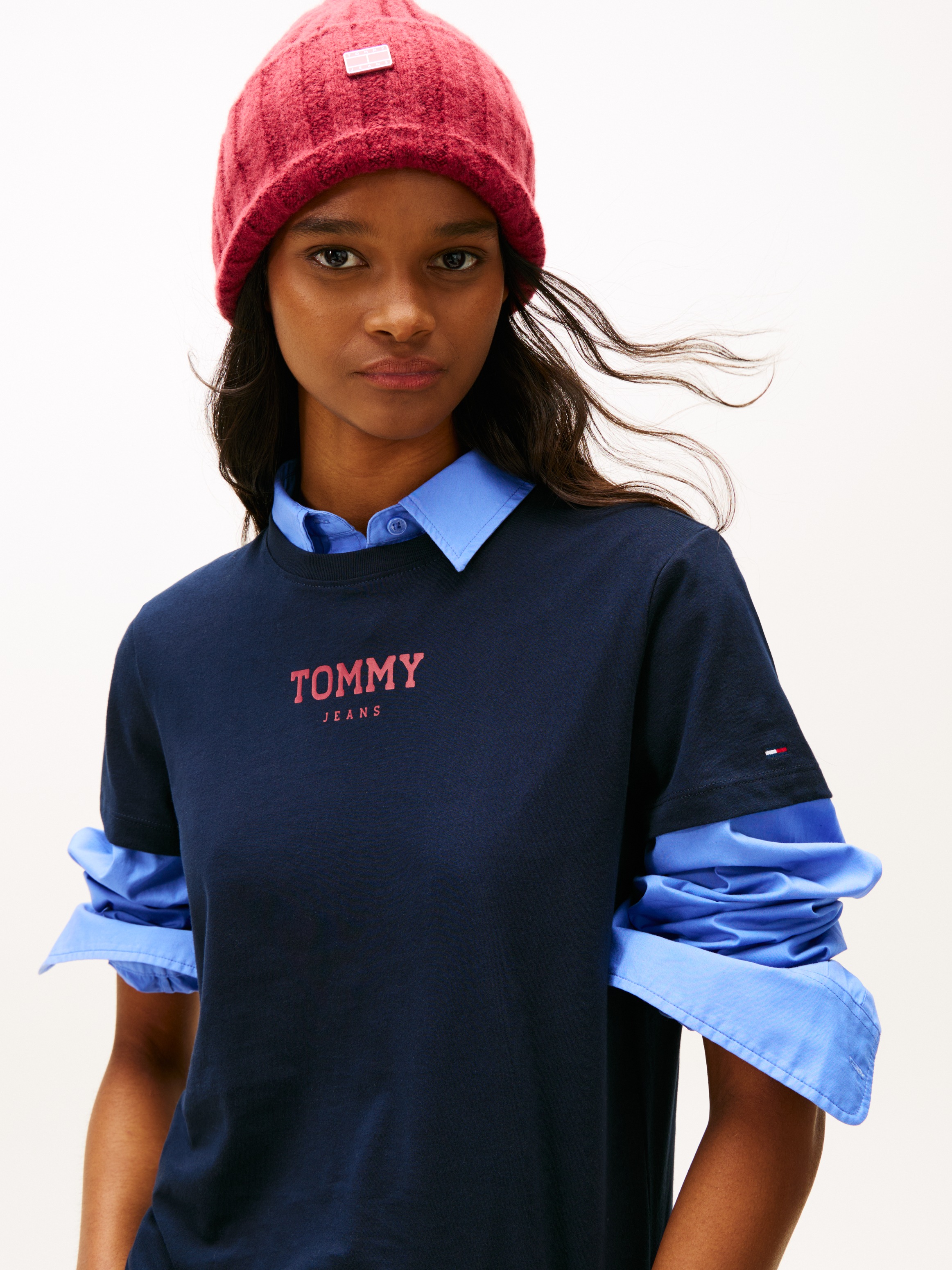Tommy Jeans Kurzarmshirt "TJW REG ESSENTIAL LOGO 2 TEE EXT" günstig online kaufen