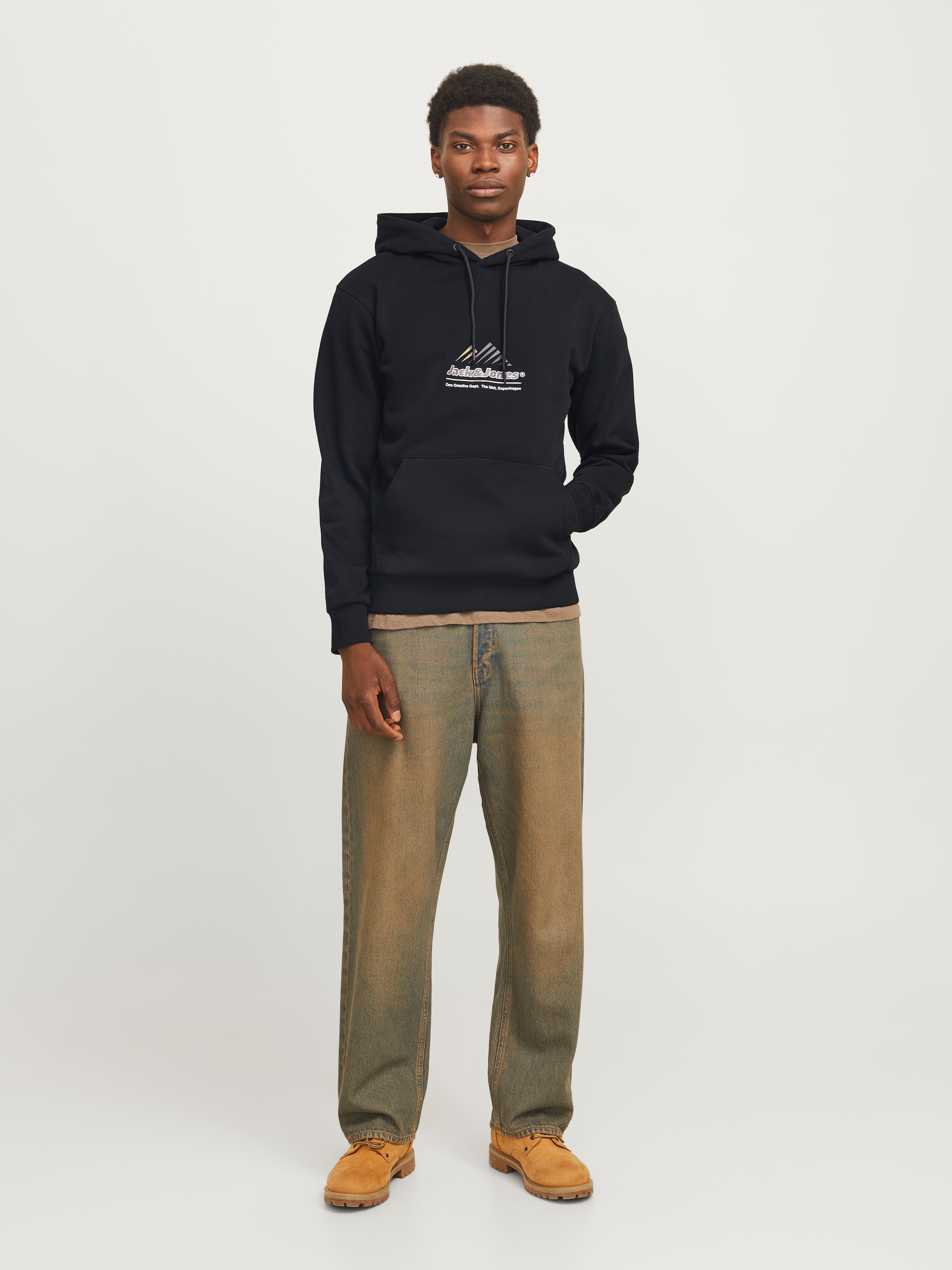 Jack & Jones Kapuzensweatshirt »JCOLIMA LOGO SWEAT HOOD BF«