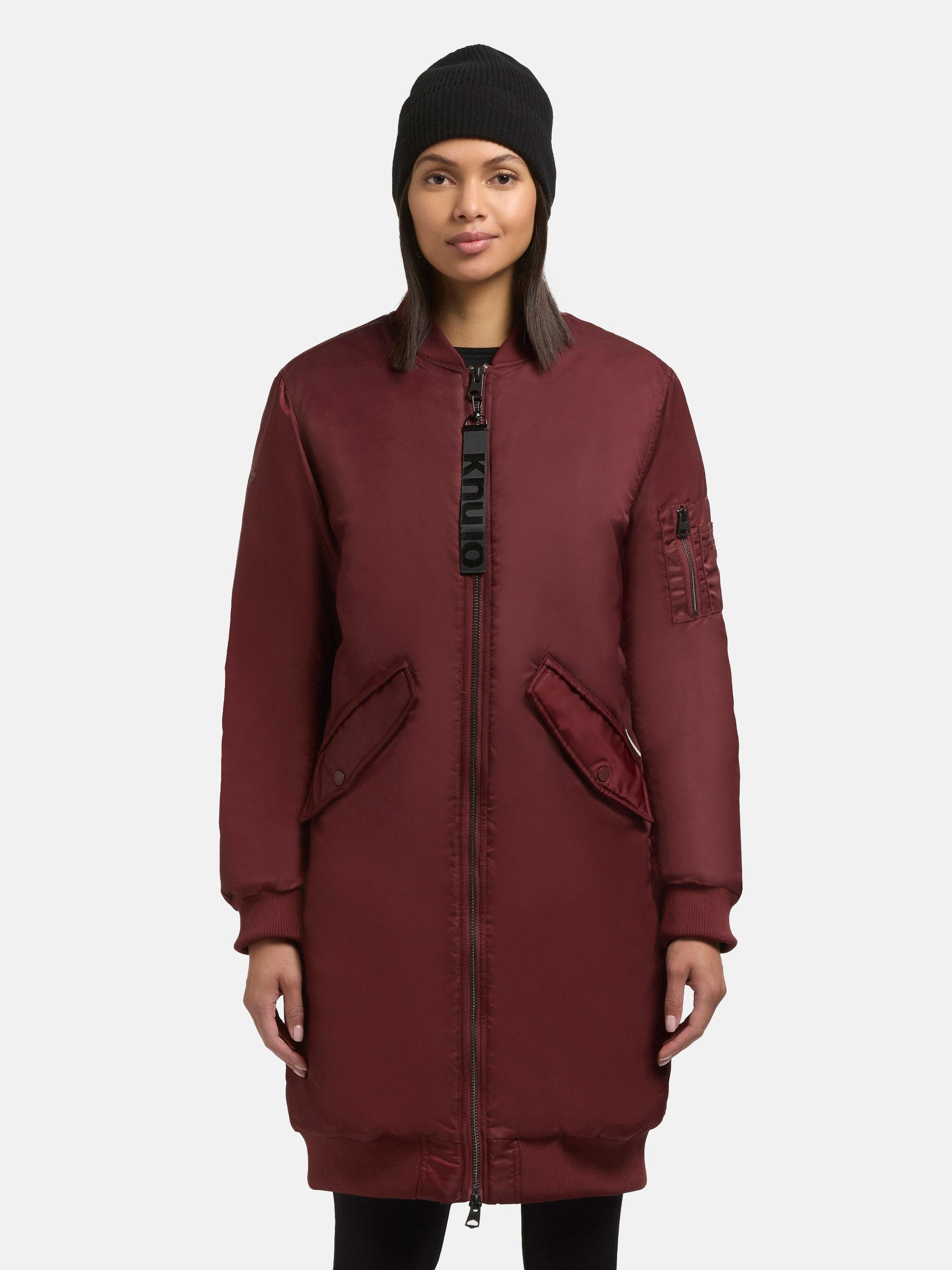 KHUJO Damen Wintermantel "Lulu"burgund, Gr. M, Obermaterial: 100% Nylon; Innenfutter: 100% Polyester; Wattierung: 100% Polyester; Ärmelfutter: 100%