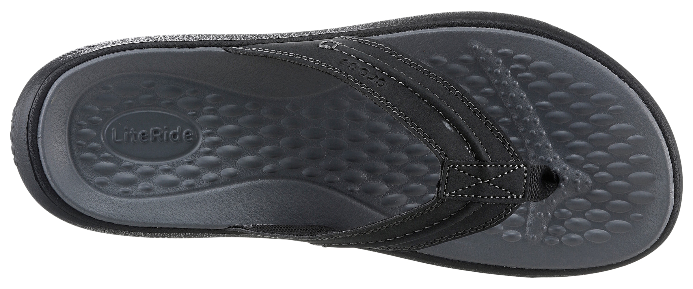 Crocs Zehentrenner »Yukon Vista II Flip«, Sandale, Sommerschuh mit Ziernaht