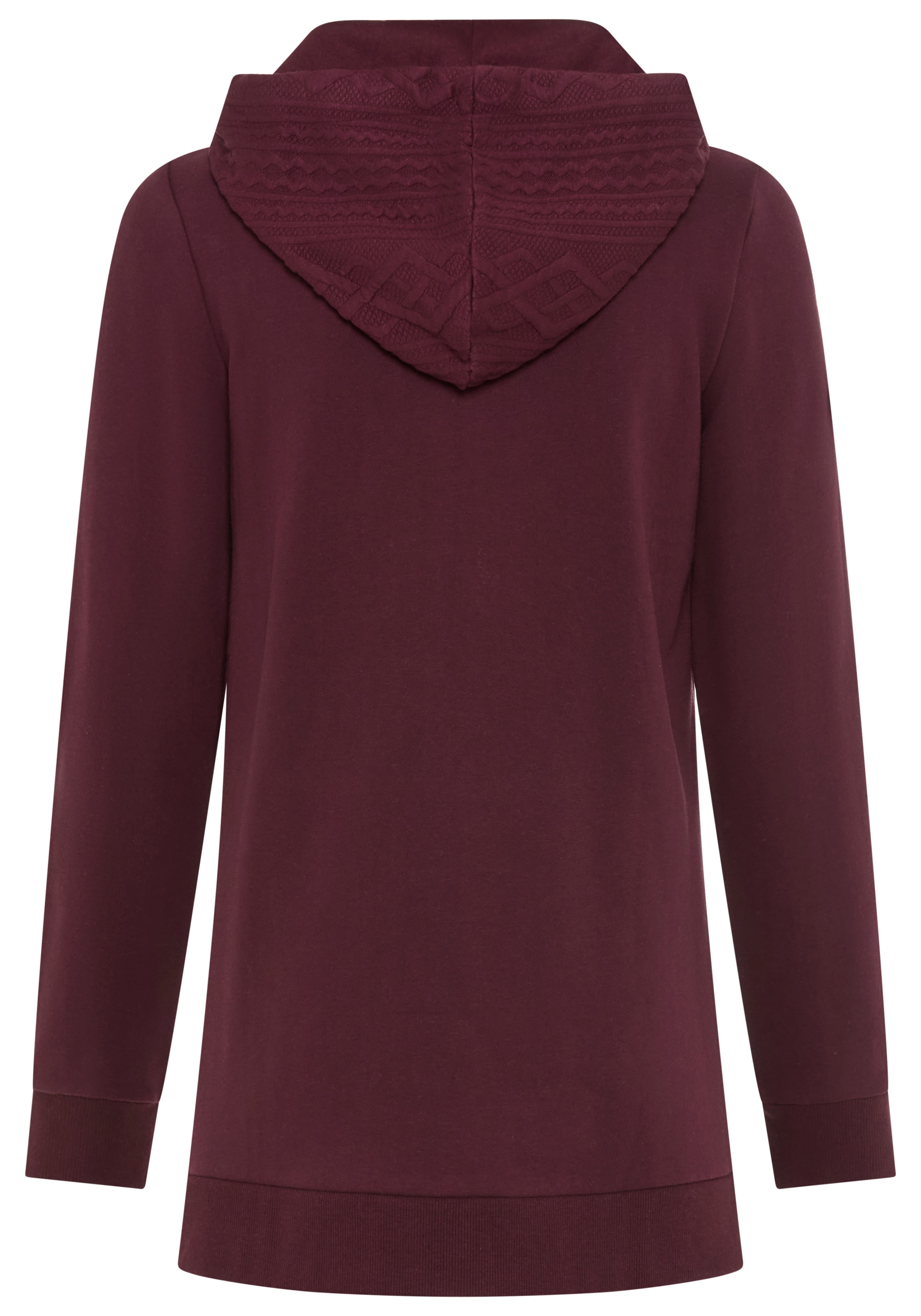 KangaROOS Kapuzensweatjacke, mit Zopfmusterdetails