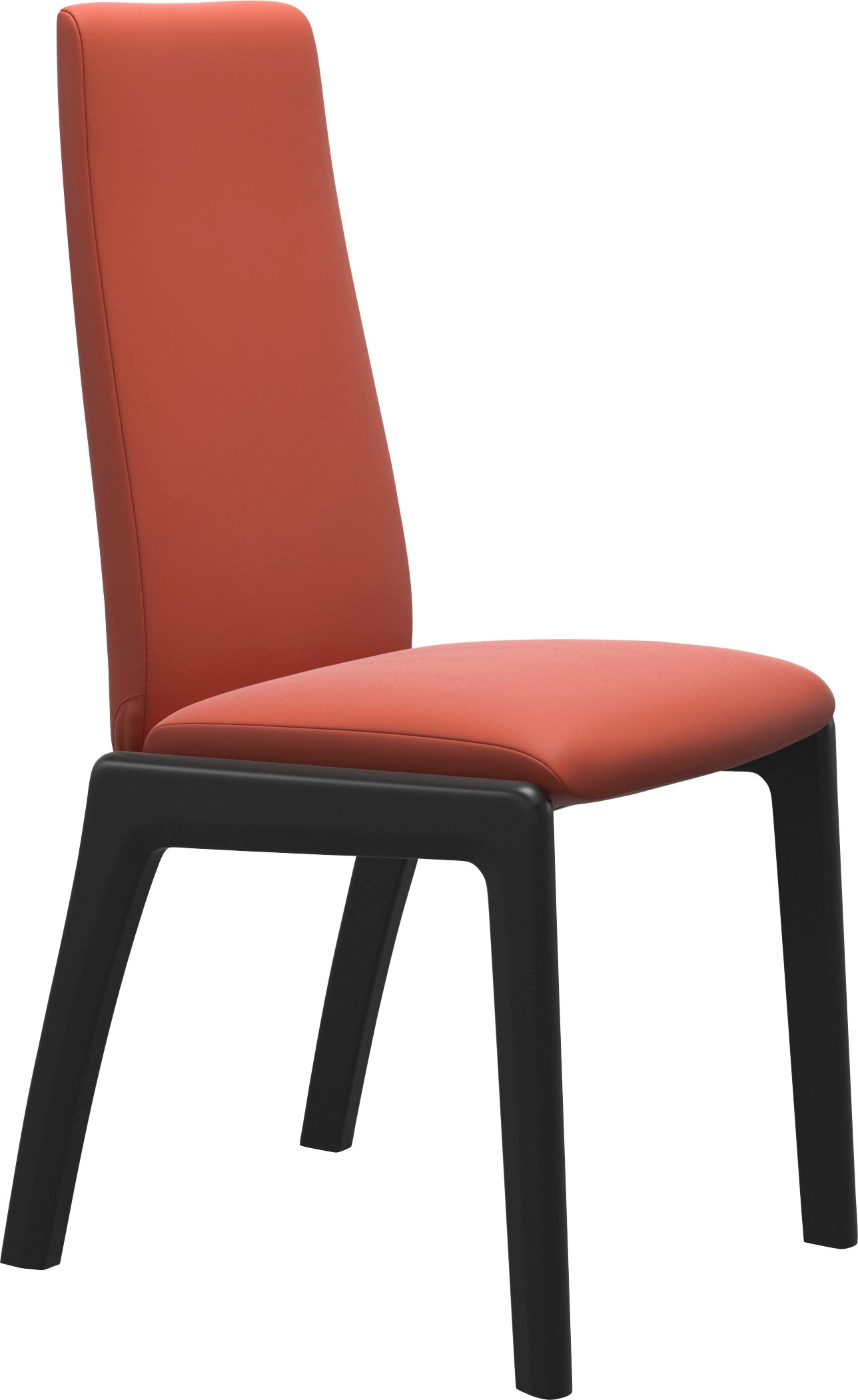 Polsterstuhl STRESSLESS "Laurel", beige (henna batick, schwarz), B:57cm H:105cm T:60cm, Leder BATICK: BATICK ist ein leicht korrigiertes, durchgefärbtes und genarbtes Möbelleder, bei dem die meisten Unebenheiten und Spuren in der Regel entfernt wurden., S
