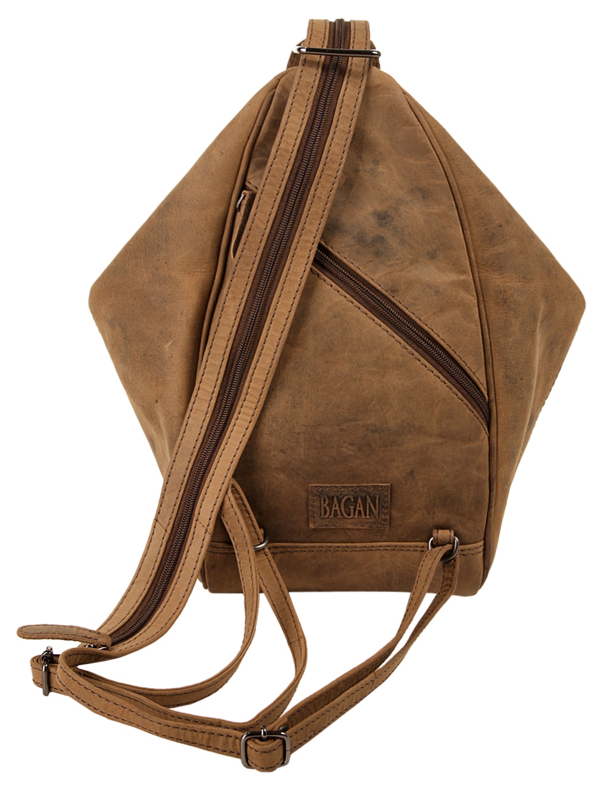 Bagan Cityrucksack, echt Leder