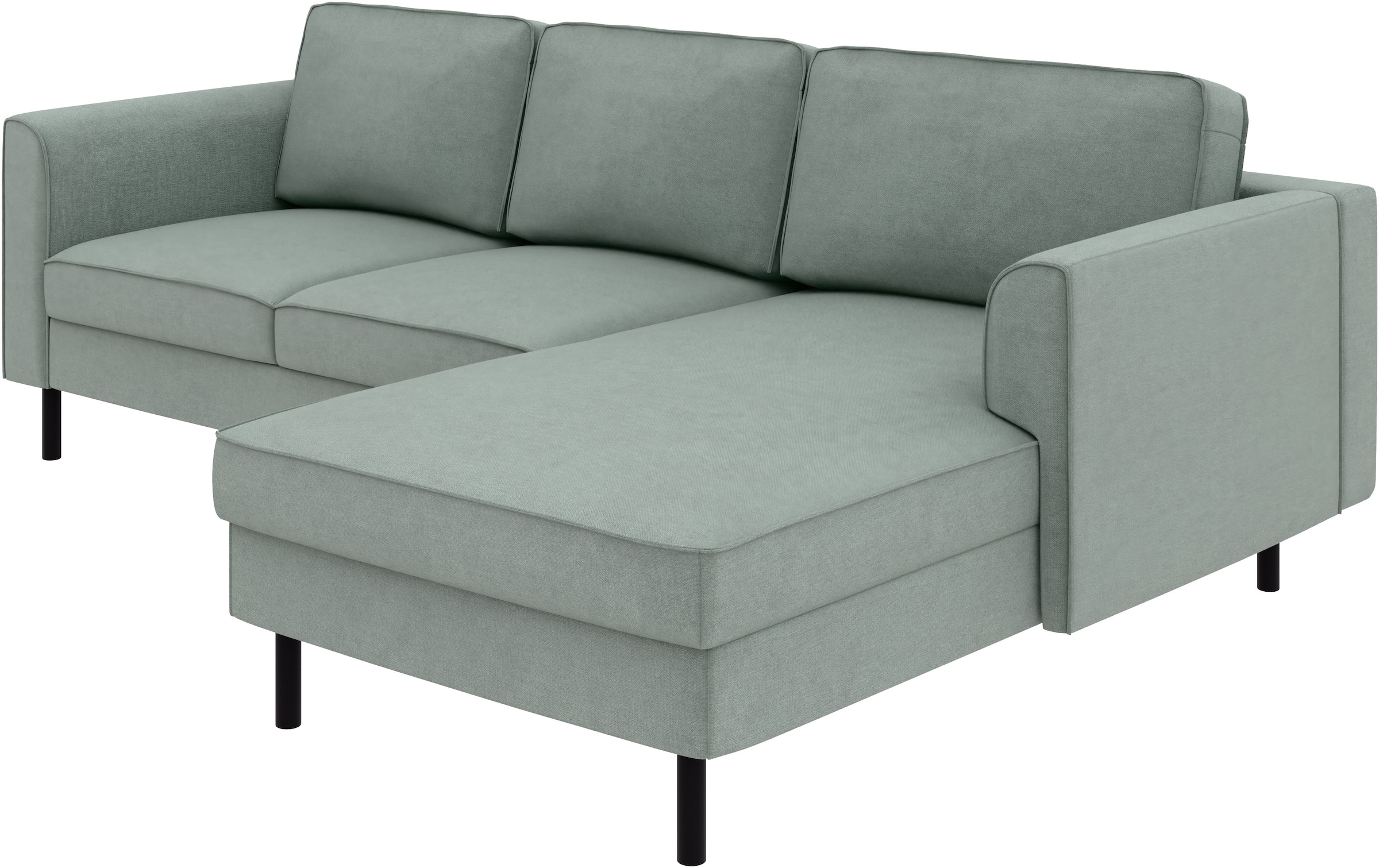 Home affaire Ecksofa »Booster Couch wahlweise mit Schlaffunktion und Bettkasten-auch in Cord«, Recamiere beidseitig montierbar, Sofa in L-Form, 232 cm