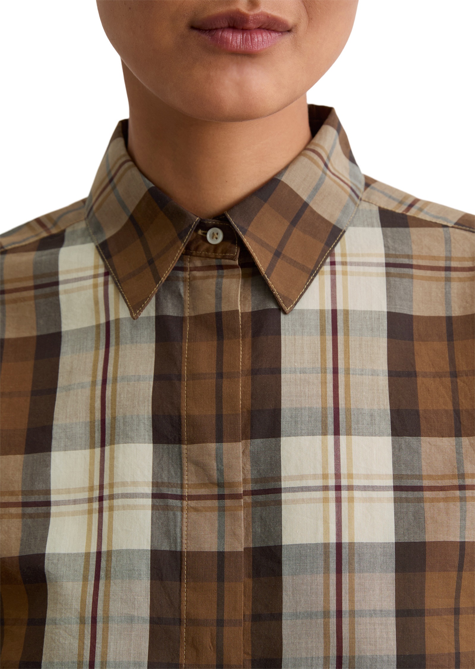 Marc O'Polo Langarmbluse »aus Organic-Cotton-Lyocell-Mix«