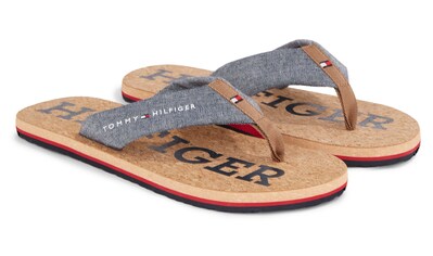 Zehentrenner »HILFIGER CORK BEACH SANDAL«