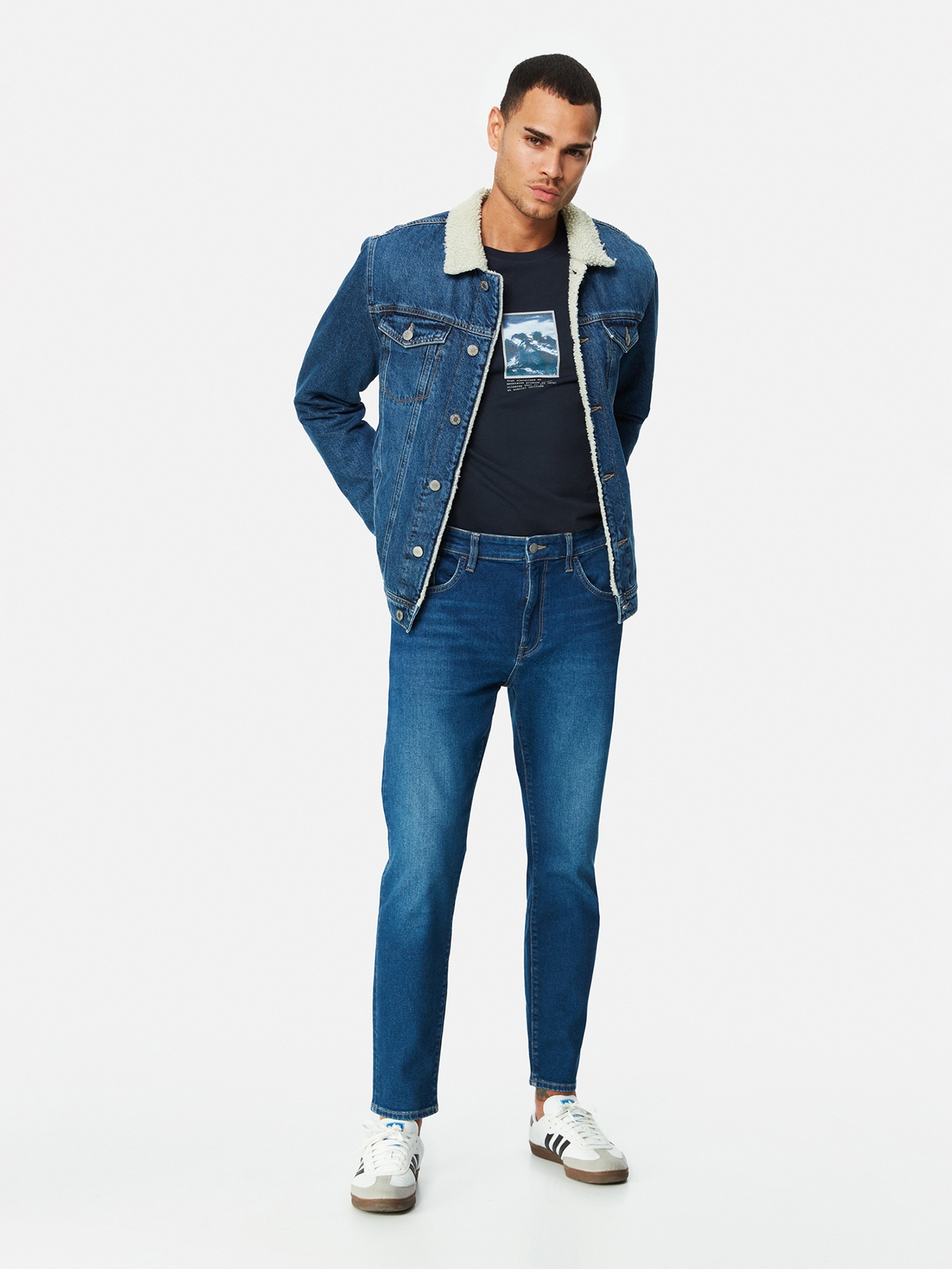 Mavi Cordjacke »AARON«, Basic Jeansjacke