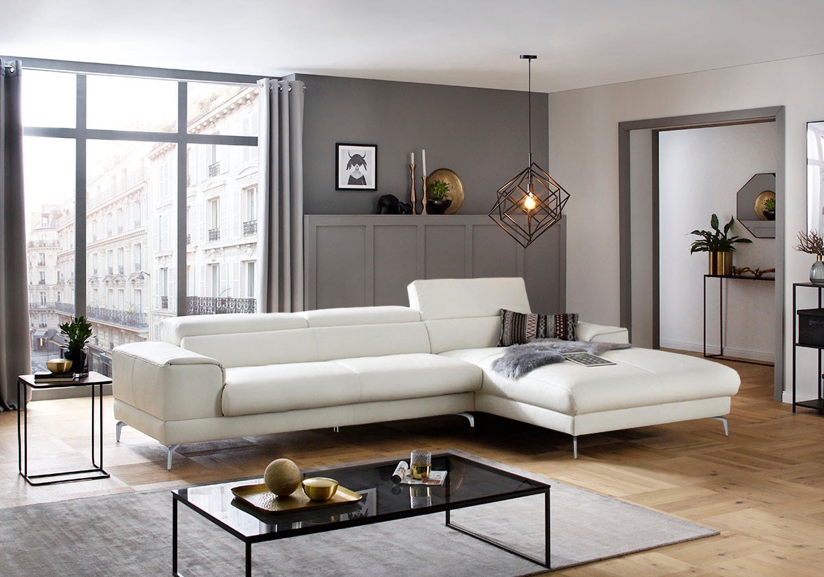 W.SCHILLIG Ecksofa "piedroo, Designsofa mit tollem Sitzkomfort, bequem und günstig online kaufen