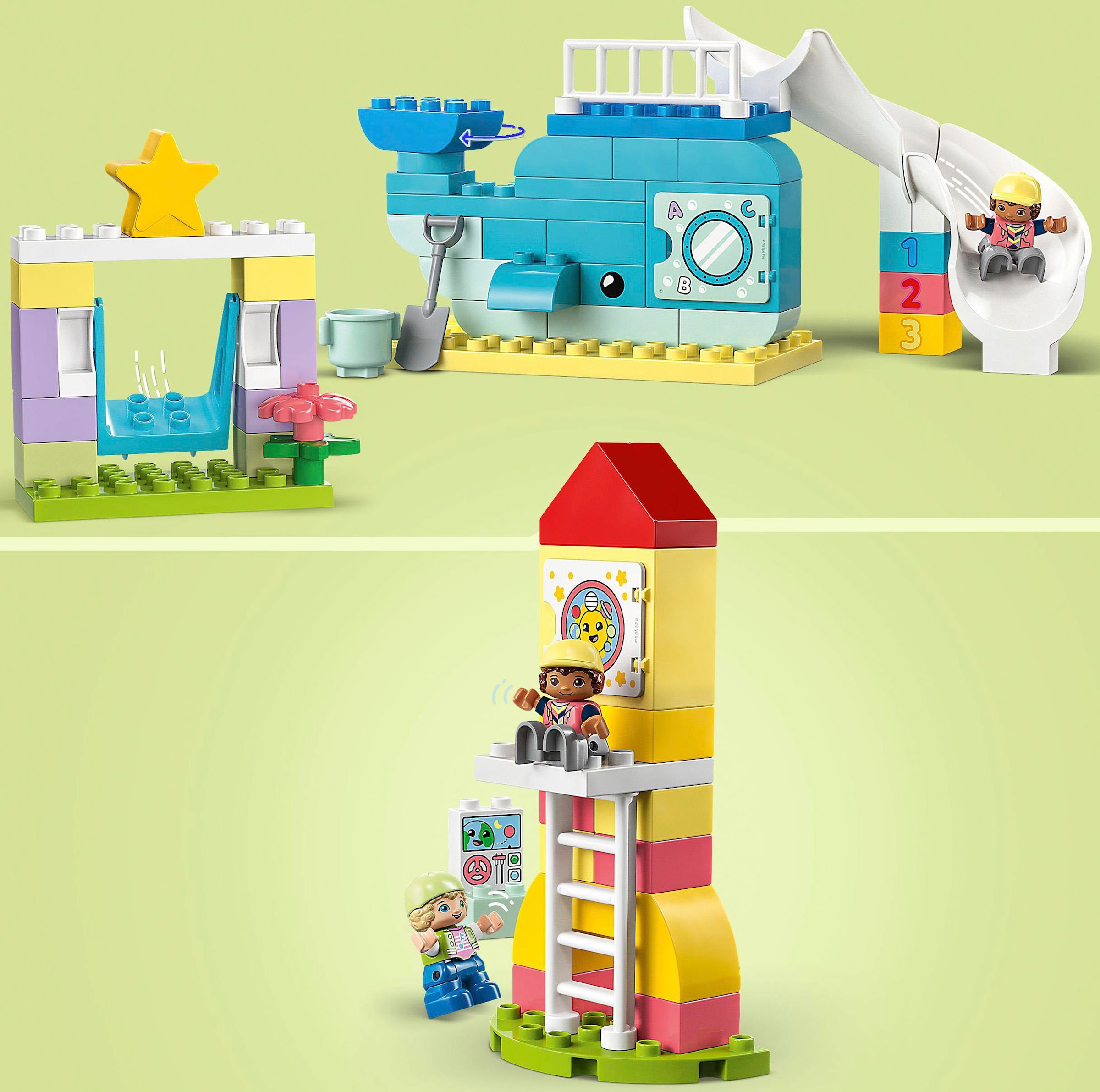 LEGO® Konstruktionsspielsteine »Traumspielplatz (10991), LEGO® DUPLO«, (75 St.), Made in Europe