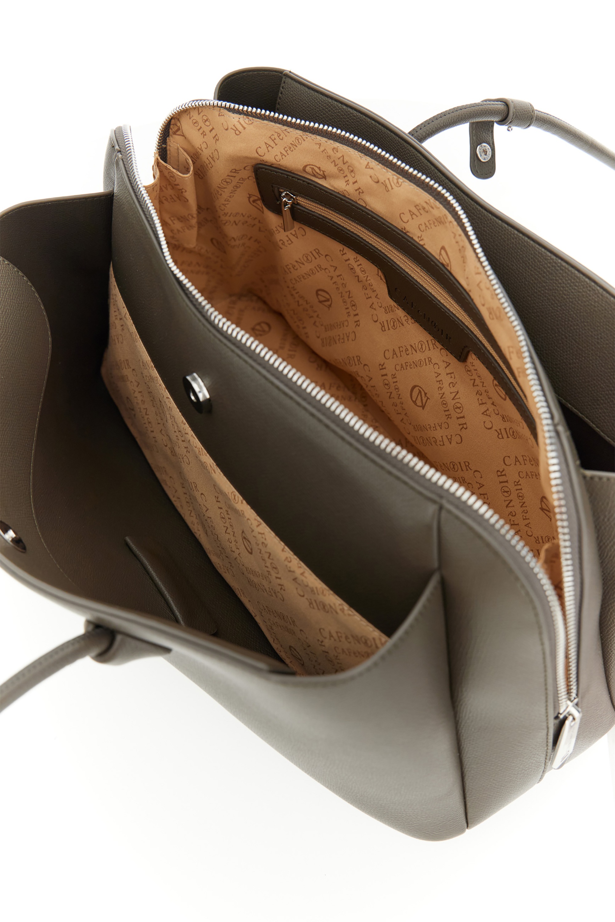 CAFèNoir Tragetasche »SHOPPER WITH ROUND HANDLES C3YD1114 Damen« Tragetasche Damen, Shopper, Einkaufstasche, Fashion, Lifestyle, Sale