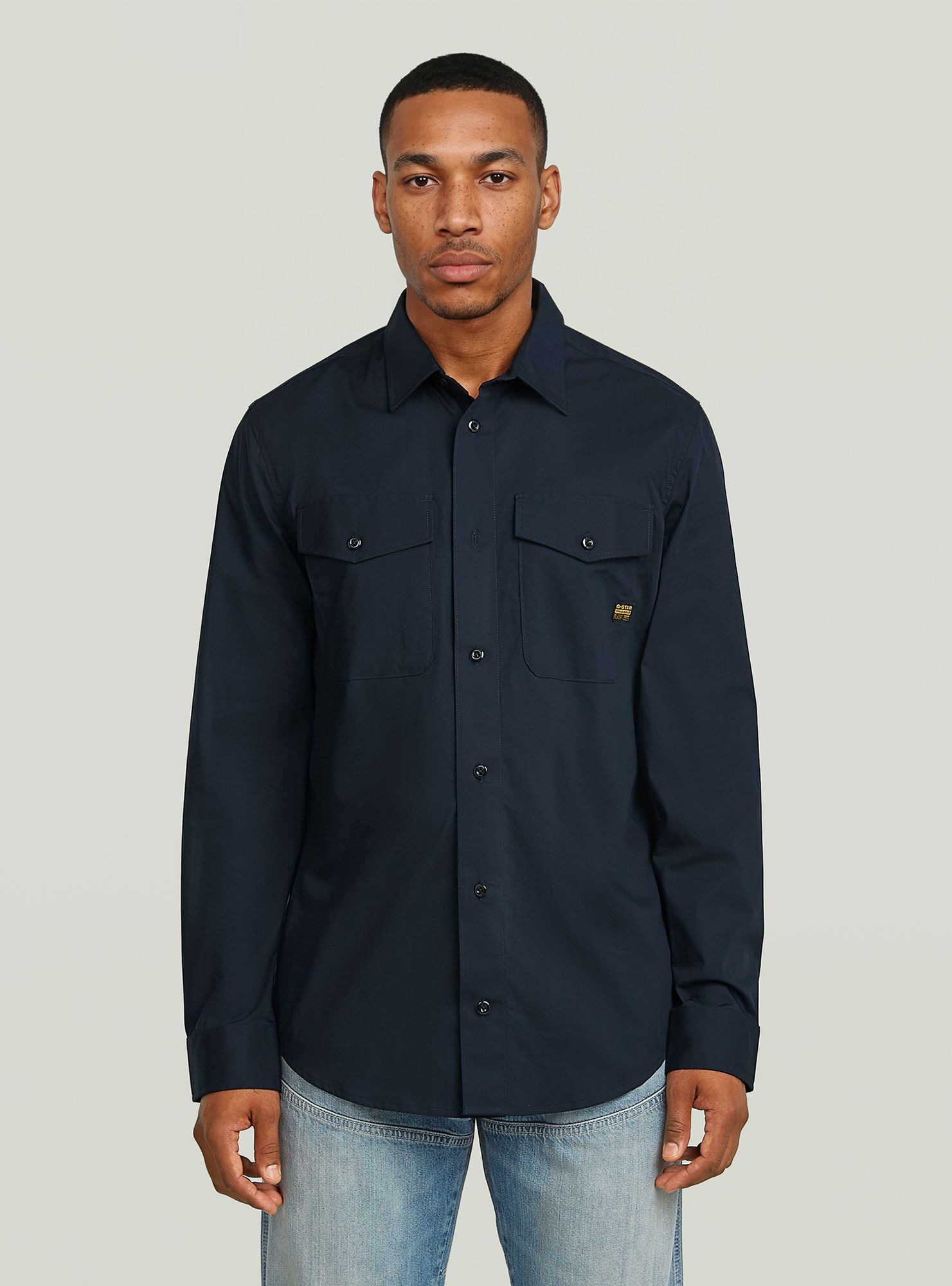 G-STAR Langarmshirt "Marine Slim Hemd" günstig online kaufen