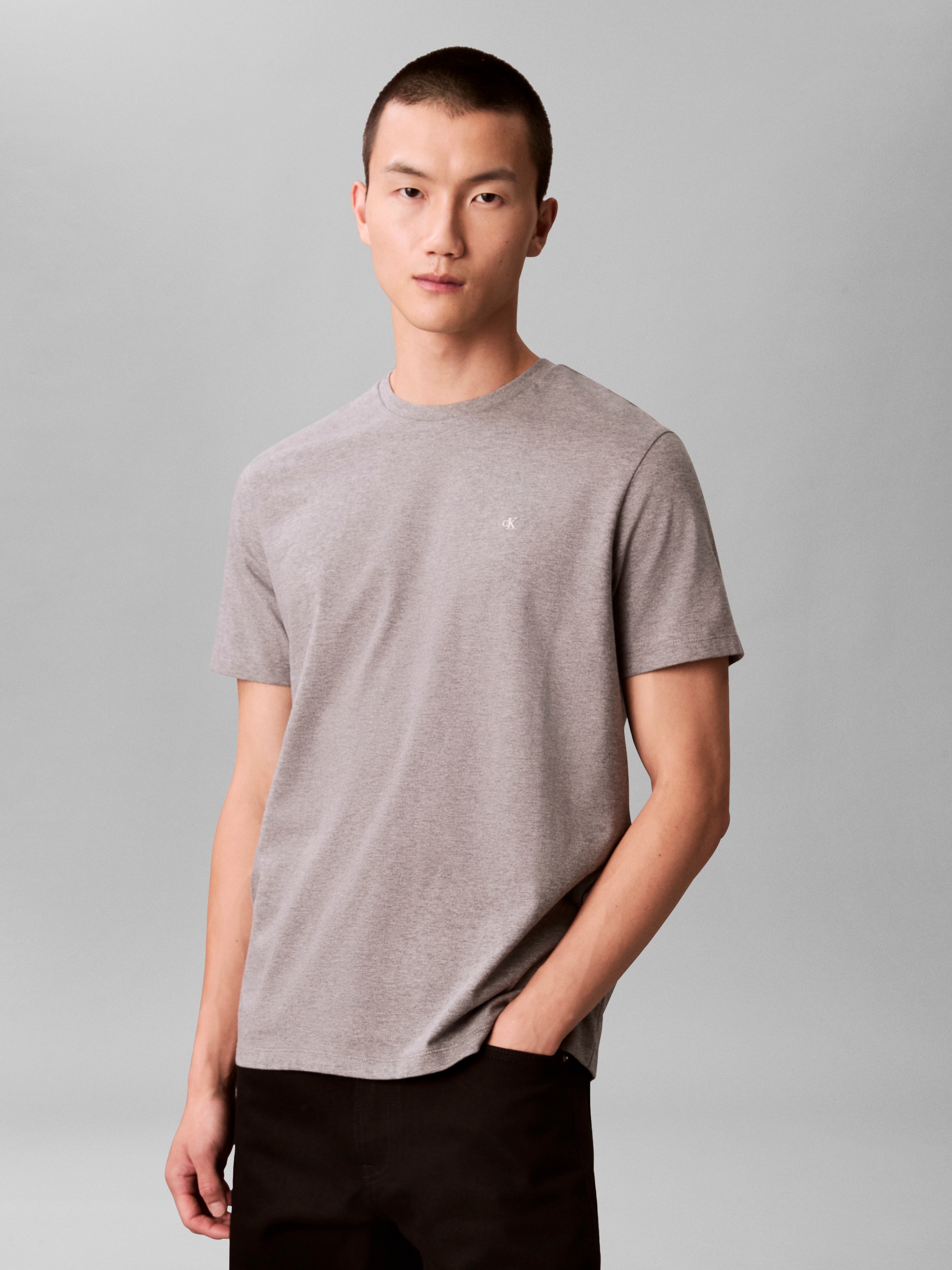 Calvin Klein Jeans T-Shirt »CLASSIC MONOGRAM« regular fit, Rundhalsausschnitt