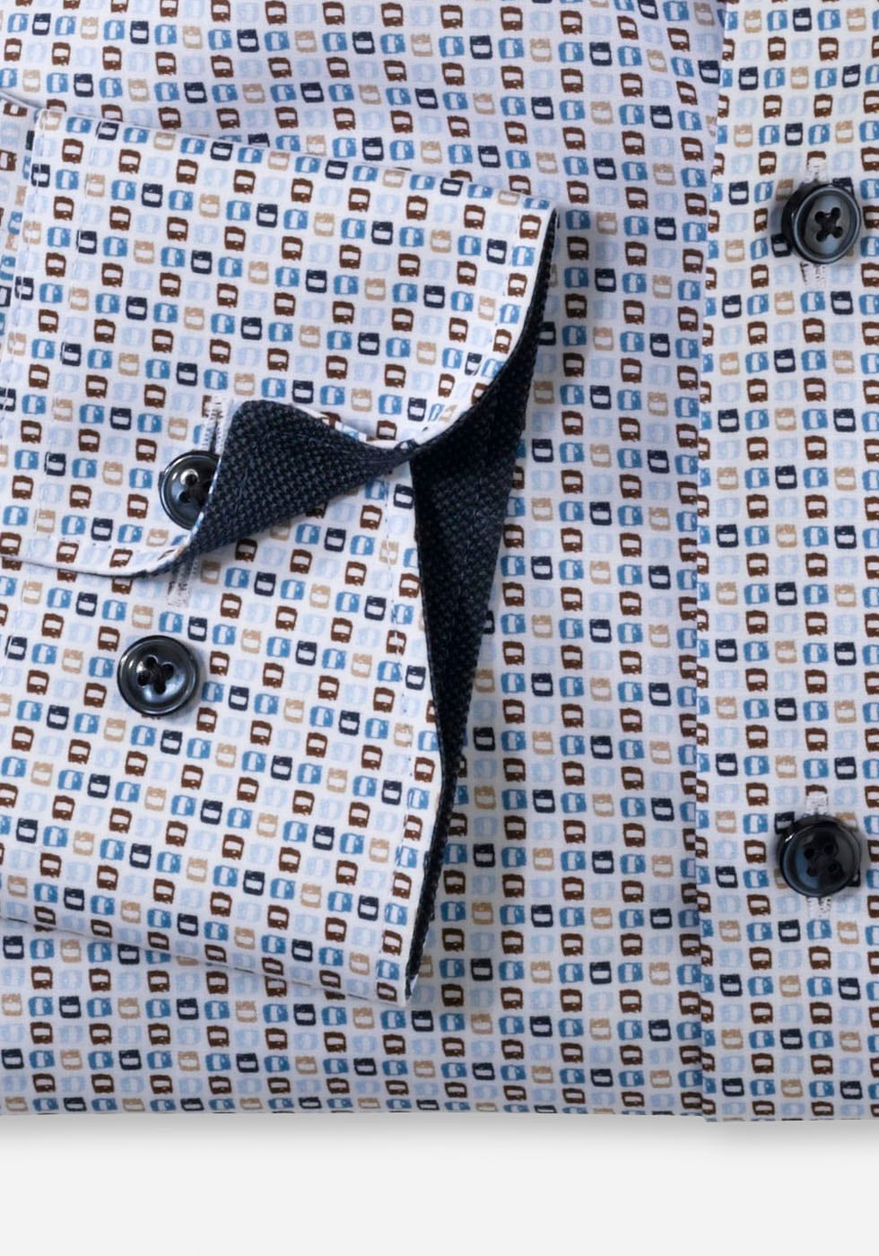 modern fit«, tonigem »Luxor OLYMP für Businesshemd BAUR | ▷ mit Logo-Stitching
