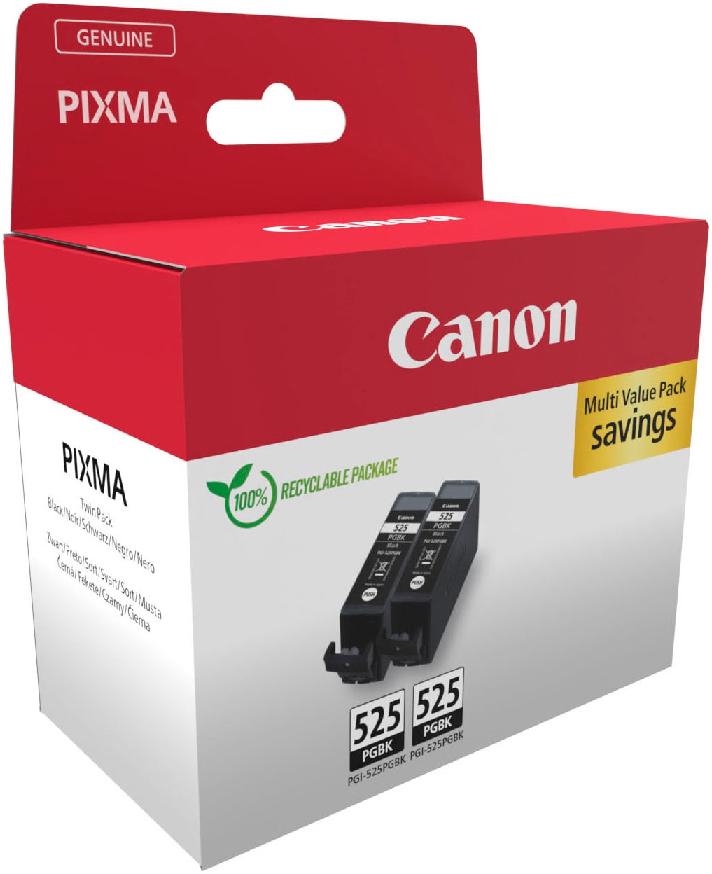 Canon Tintenpatrone »PGI-525PGBK (Doppelpack...