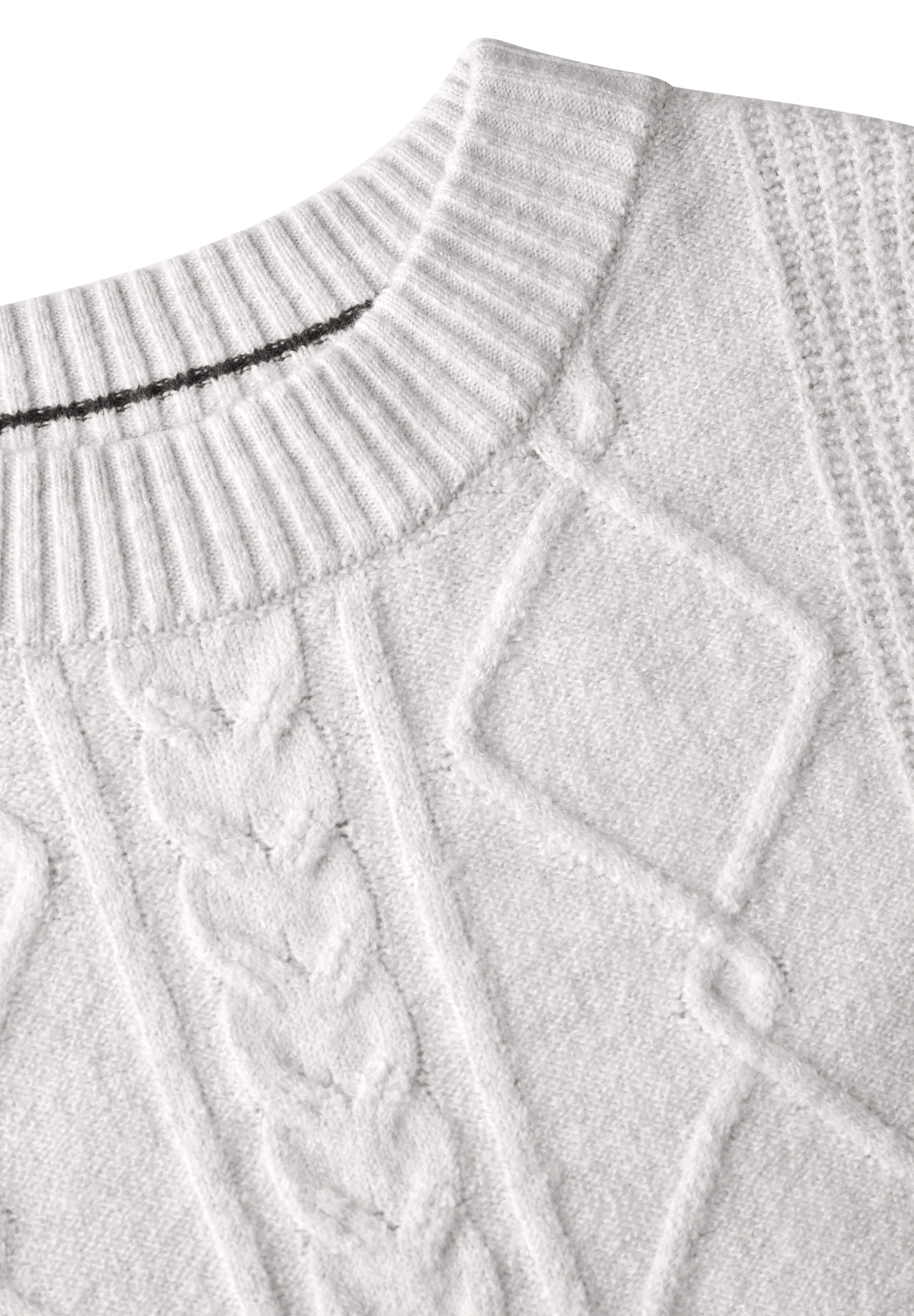 Cecil Strickpullover, aus softem Materialmix