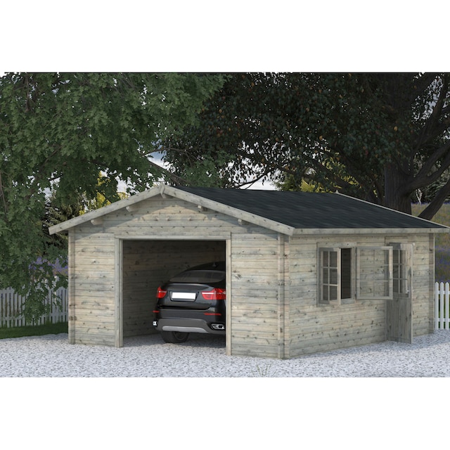 Black Friday Palmako Garage »Irene/Roger«, BxTxH: 514x598x287 cm, ohne Tor,  grau | BAUR