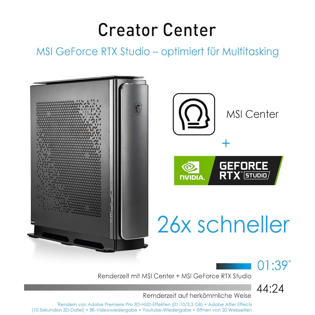 MSI Gaming-PC »Creator P100X 11TE-615DE«