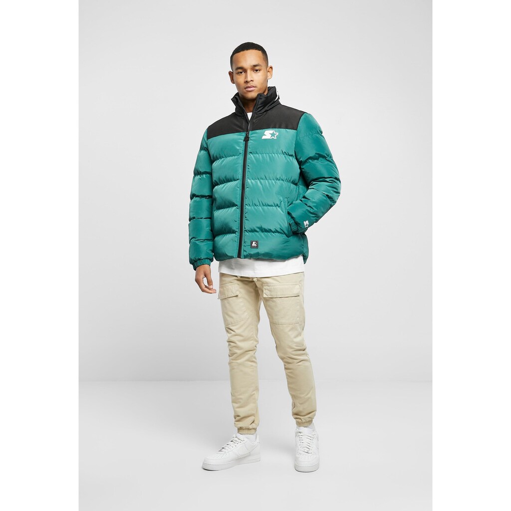 Starter Black Label Daunenjacke »Starter Black Label Herren Starter Logo Puffer Jacket«, (1 St.), ohne Kapuze