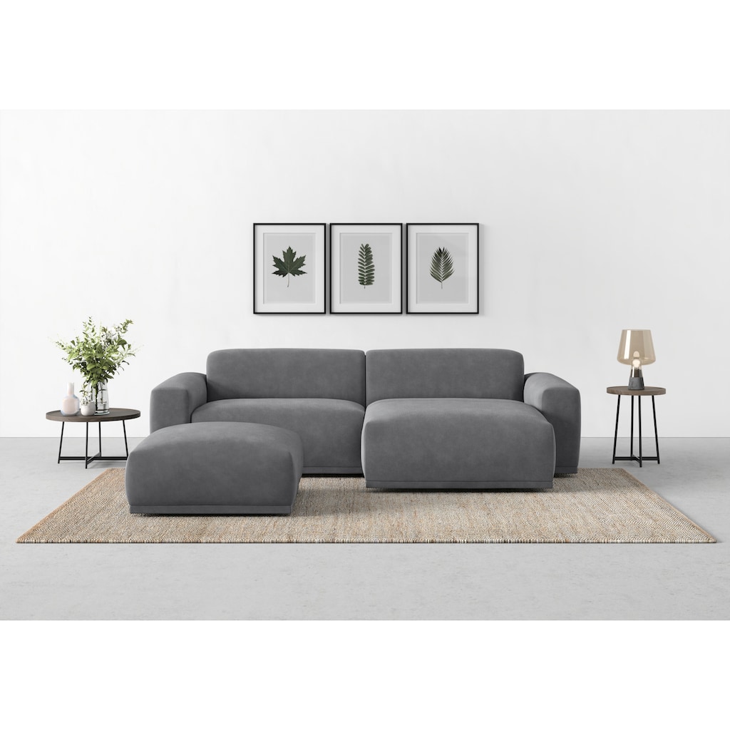 TRENDMANUFAKTUR Ecksofa »Braga«, (2 St.)