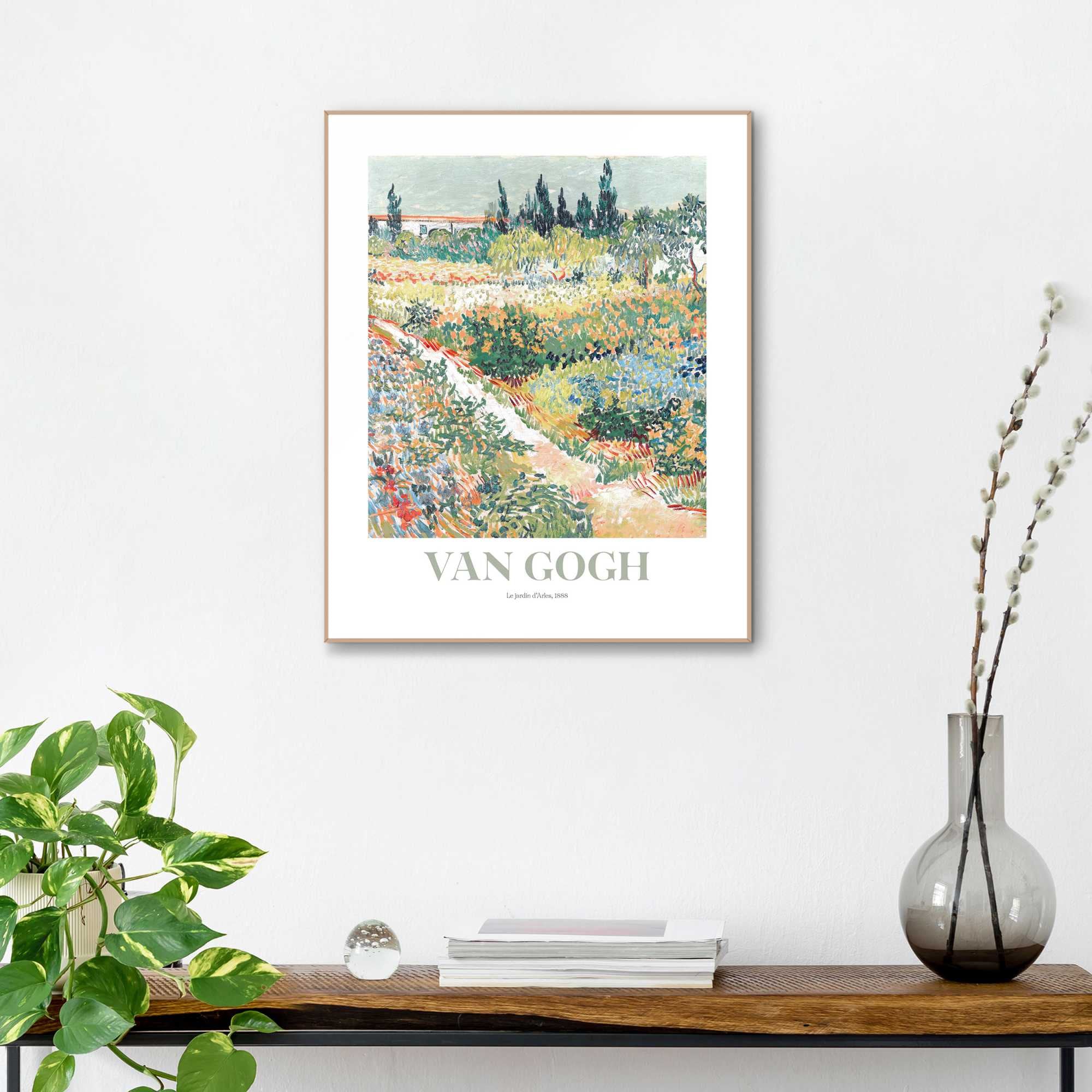 Poster »Van Gogh - riverbank in springtime«