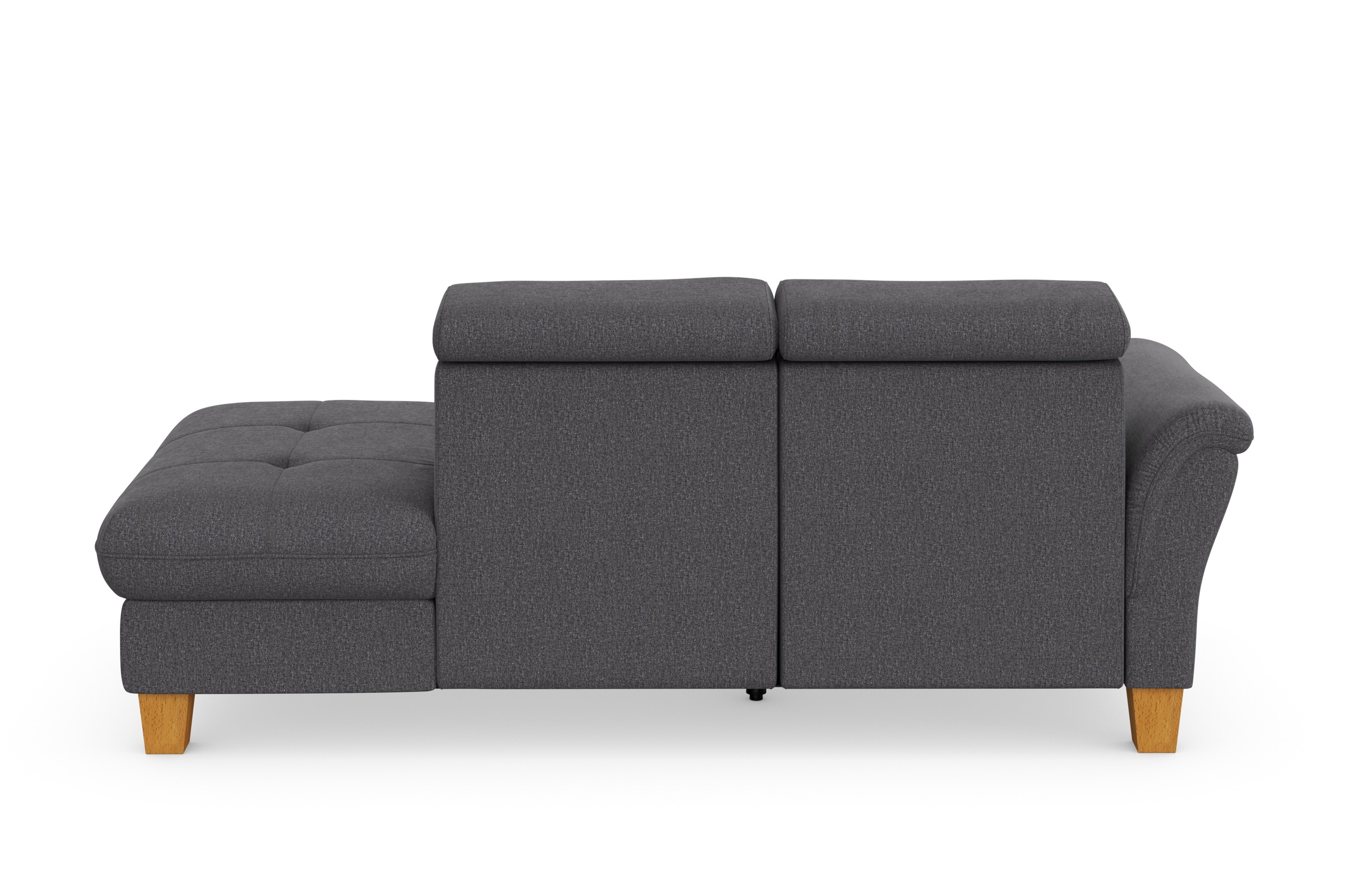 Recamiere HOME AFFAIRE "Lindgren", braun (espresso), B:206cm H:84cm T:93cm, 100% Polyester, Sofas, Recamiere, wahlweise motorische TV-Funktion, Bettkasten und Kopfteilverstellung 9
