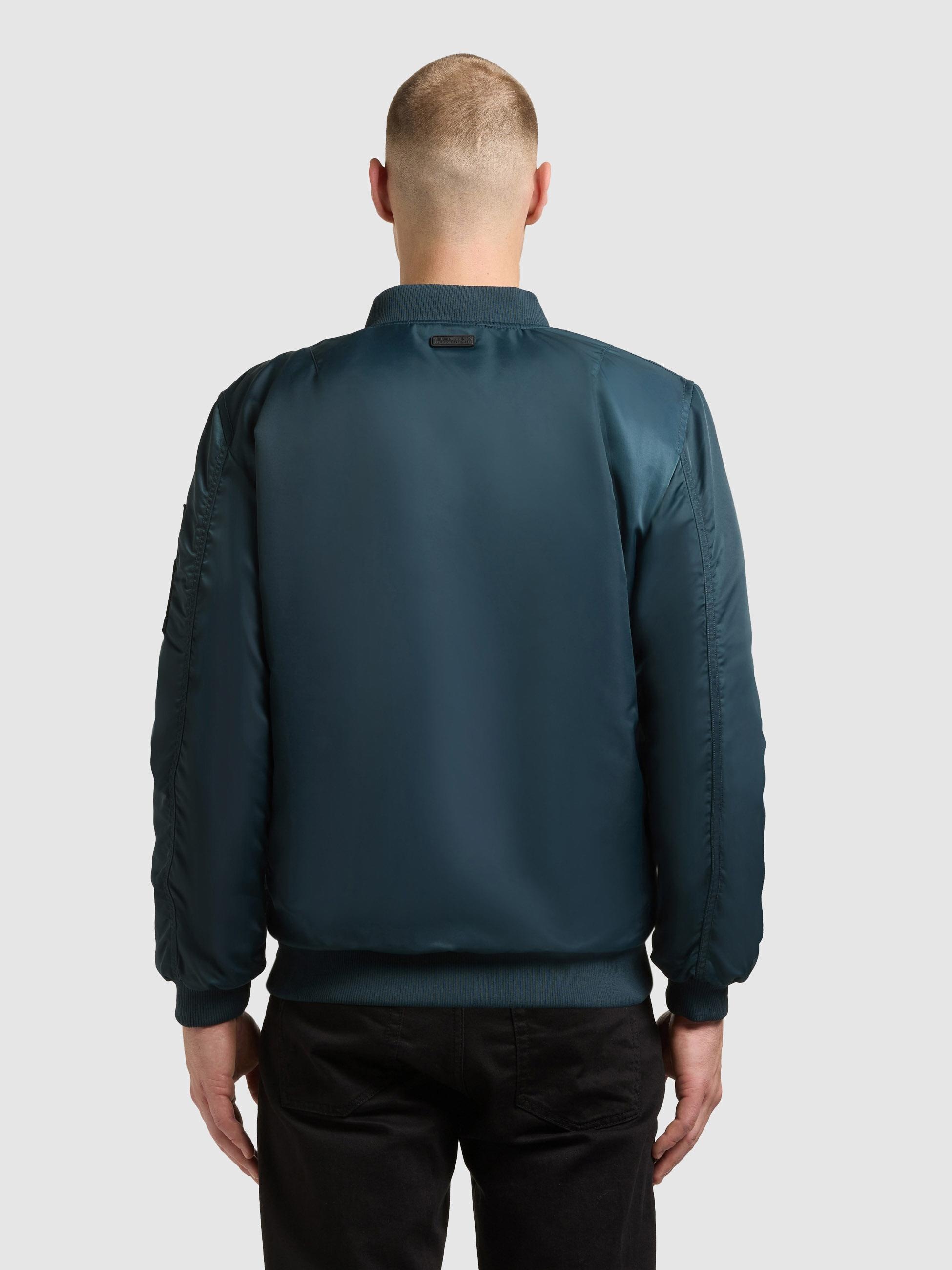 khujo Bomberjacke »Adon« ohne Kapuze Leichte Winterjacke in Shiny-Optik